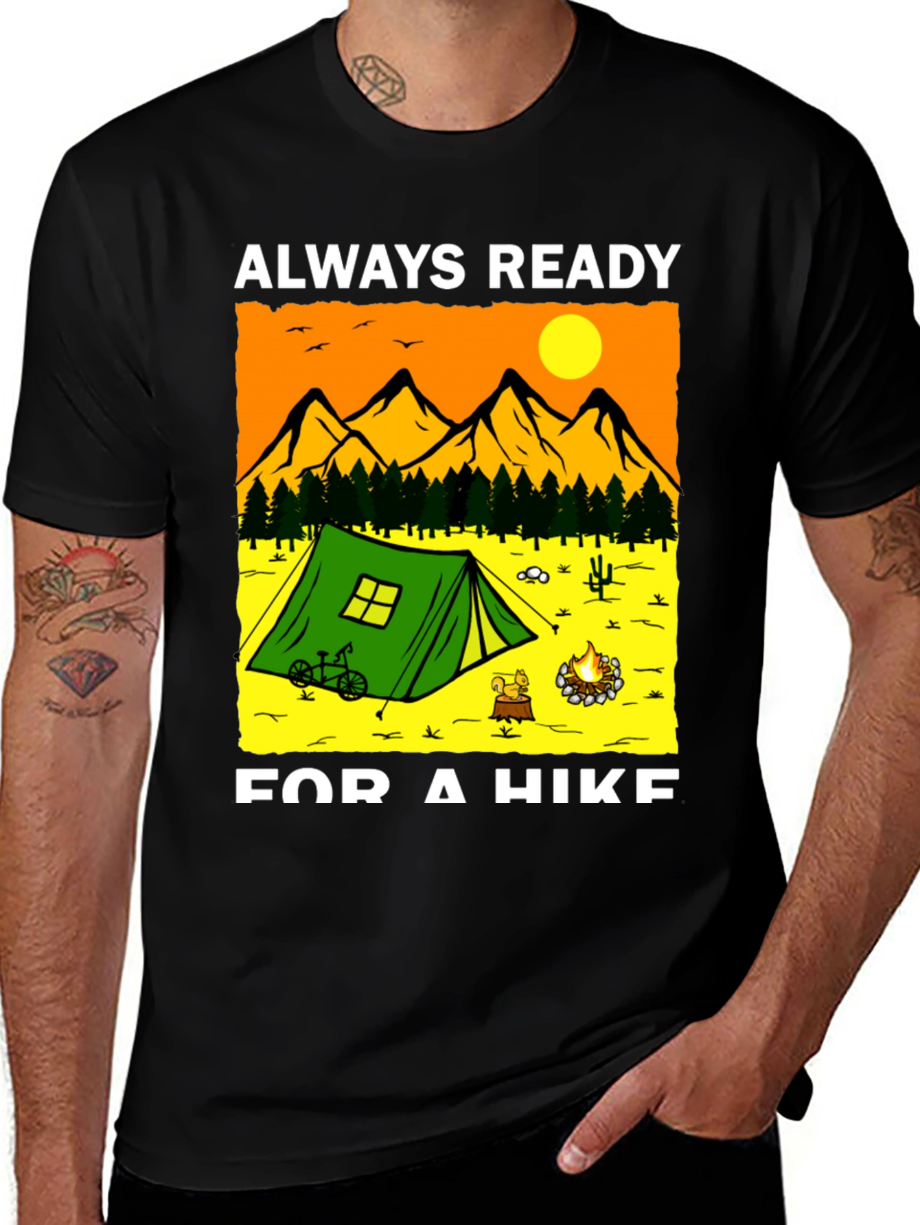 Always Ready for a Hike Graphic T-Shirt