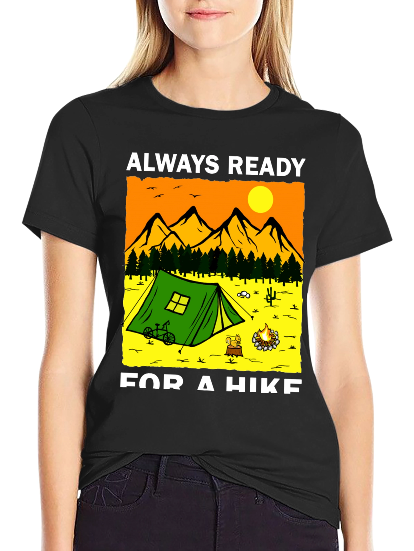 Always Ready for a Hike Graphic T-Shirt