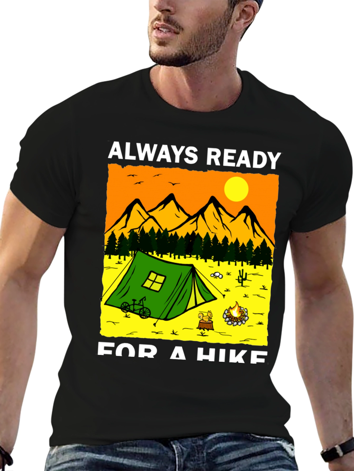 Always Ready for a Hike Graphic T-Shirt