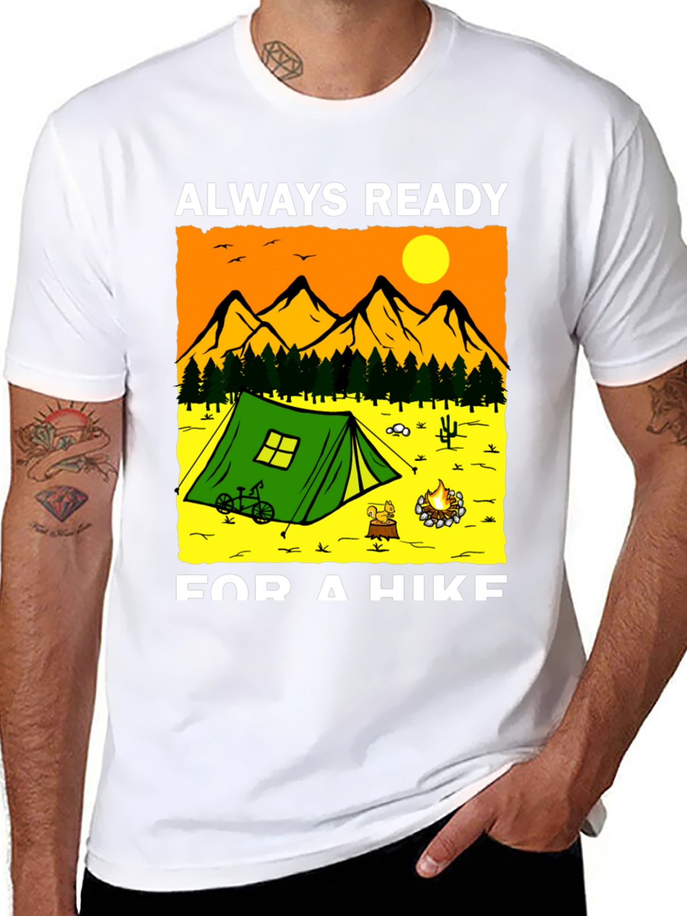Always Ready for a Hike Graphic T-Shirt