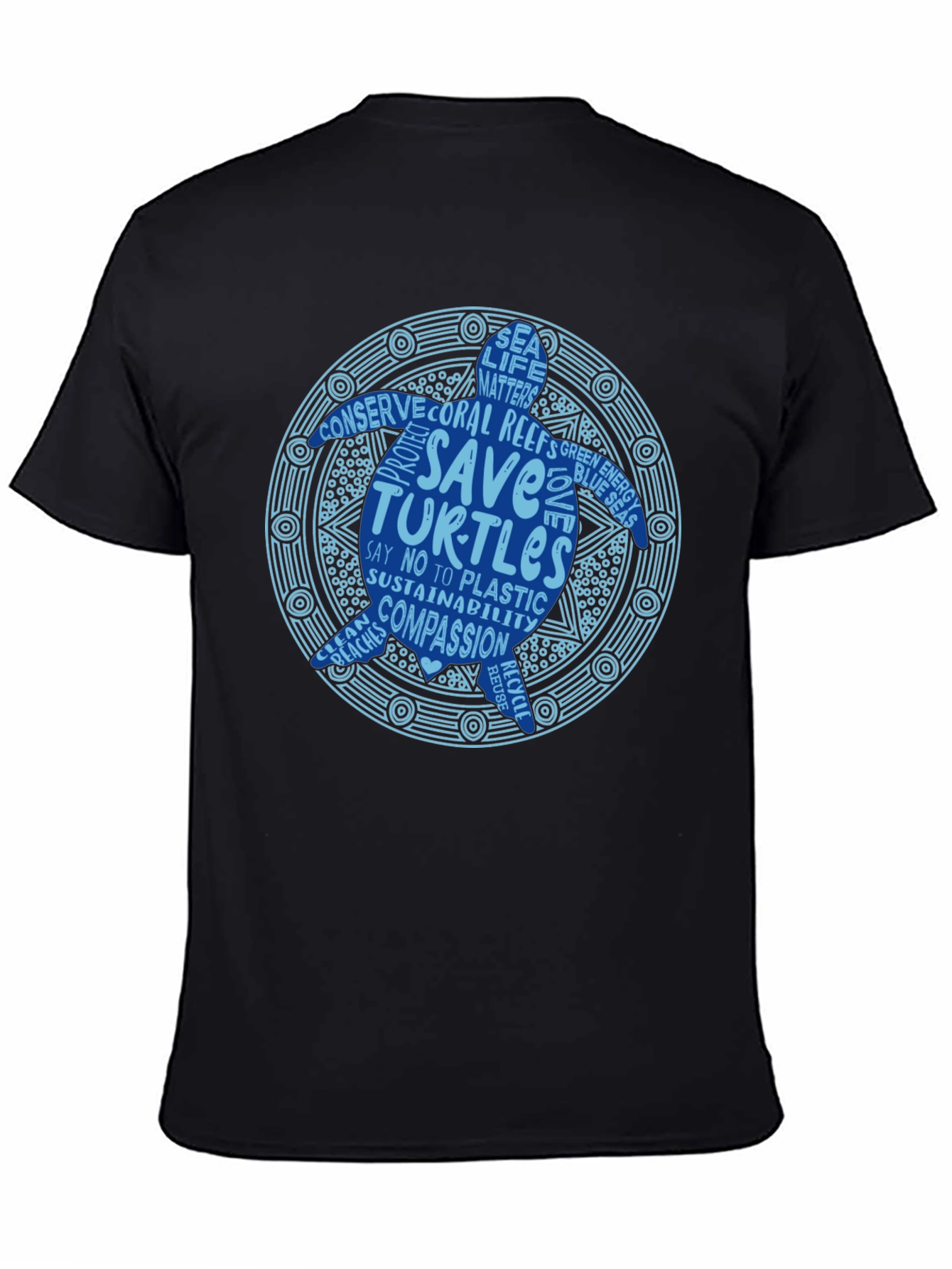 Save the Turtles Graphic Tee - Eco-Friendly Design