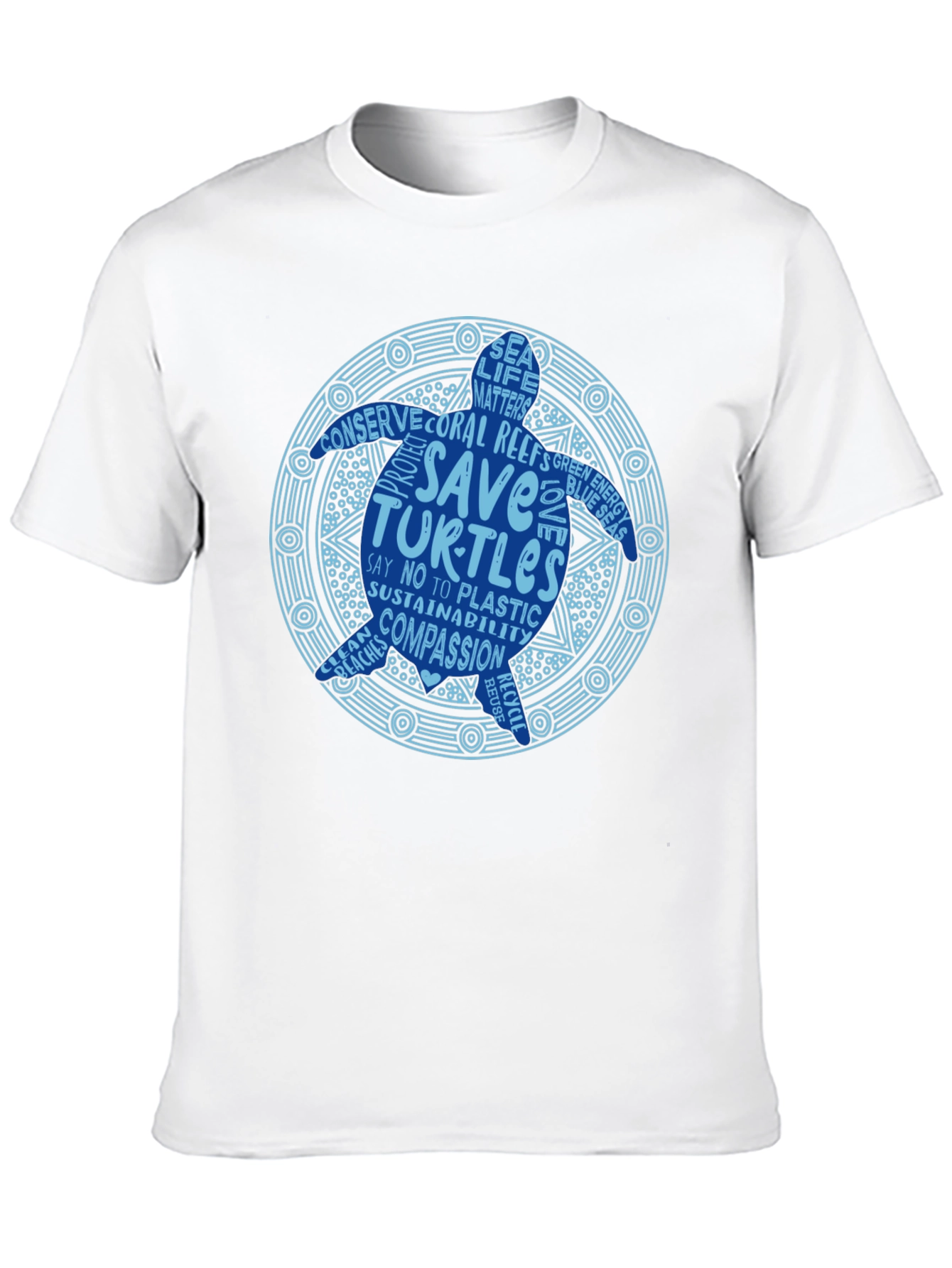 Save the Turtles Graphic Tee - Eco-Friendly Design
