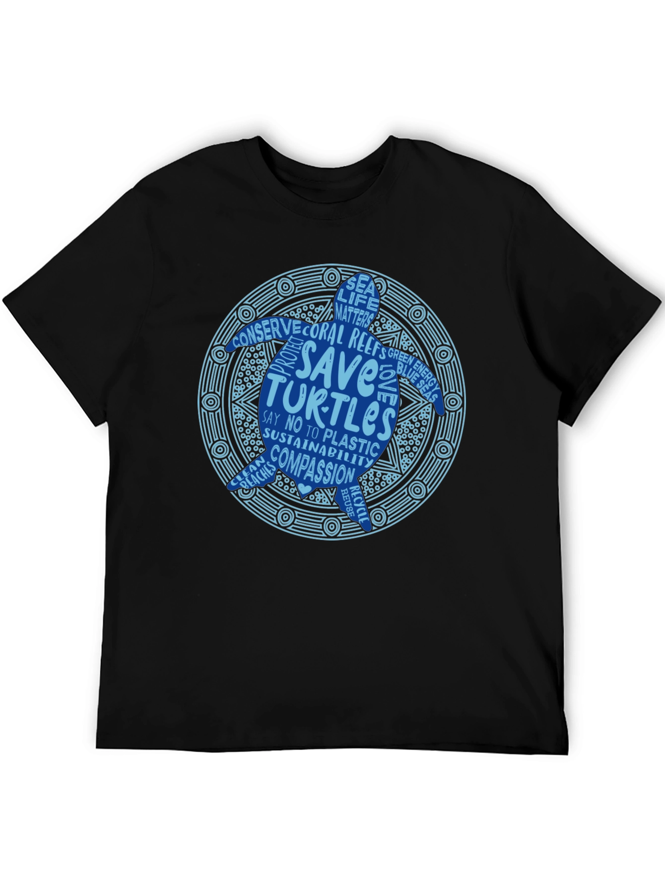 Save the Turtles Graphic Tee - Eco-Friendly Design