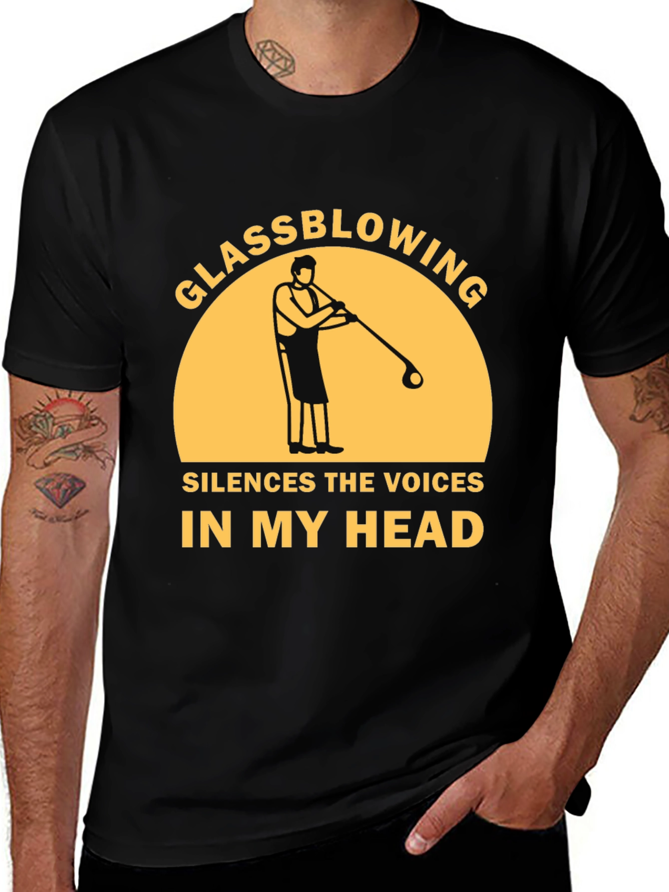 Glassblowing Silences The Voices T-Shirt