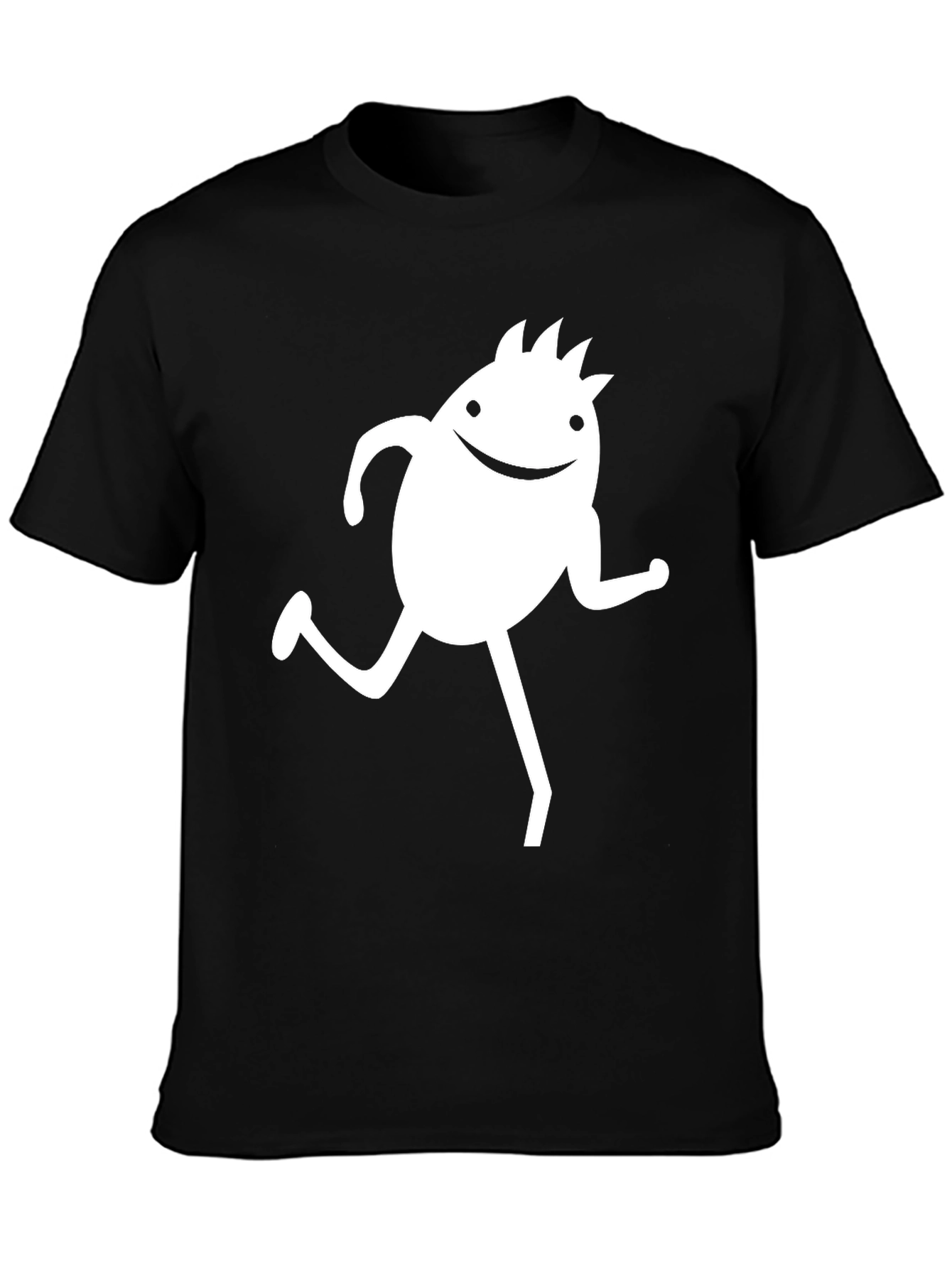 Funky Character Black T-Shirt