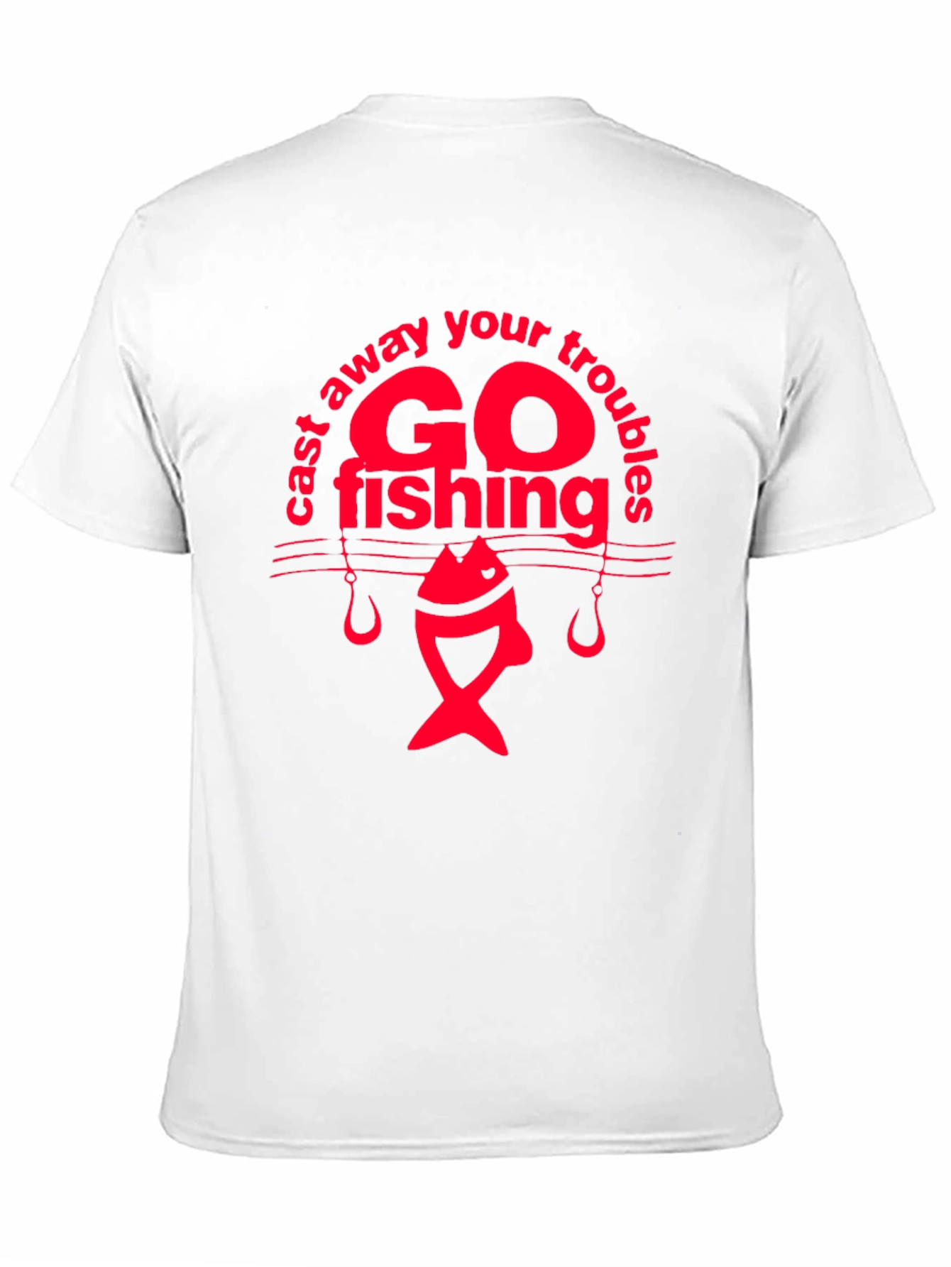Go Fishing Graphic T-Shirt - Black
