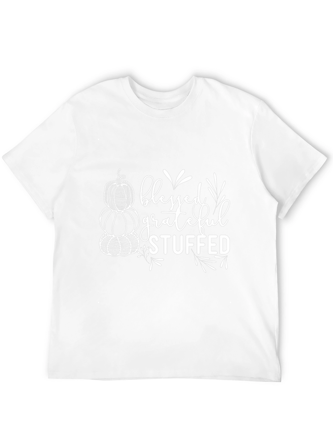 Blessed Grateful Stuffed Thanksgiving T-Shirt