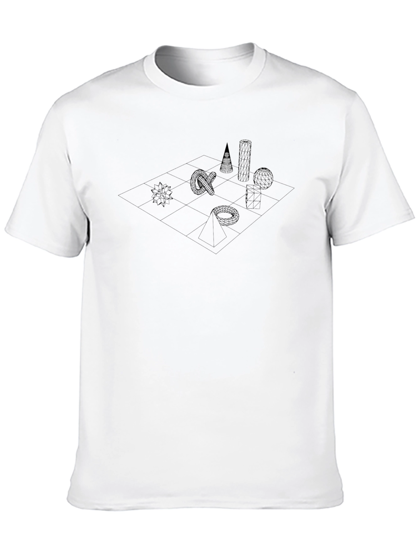 Geometric Table T-Shirt - Mens Graphic Tee