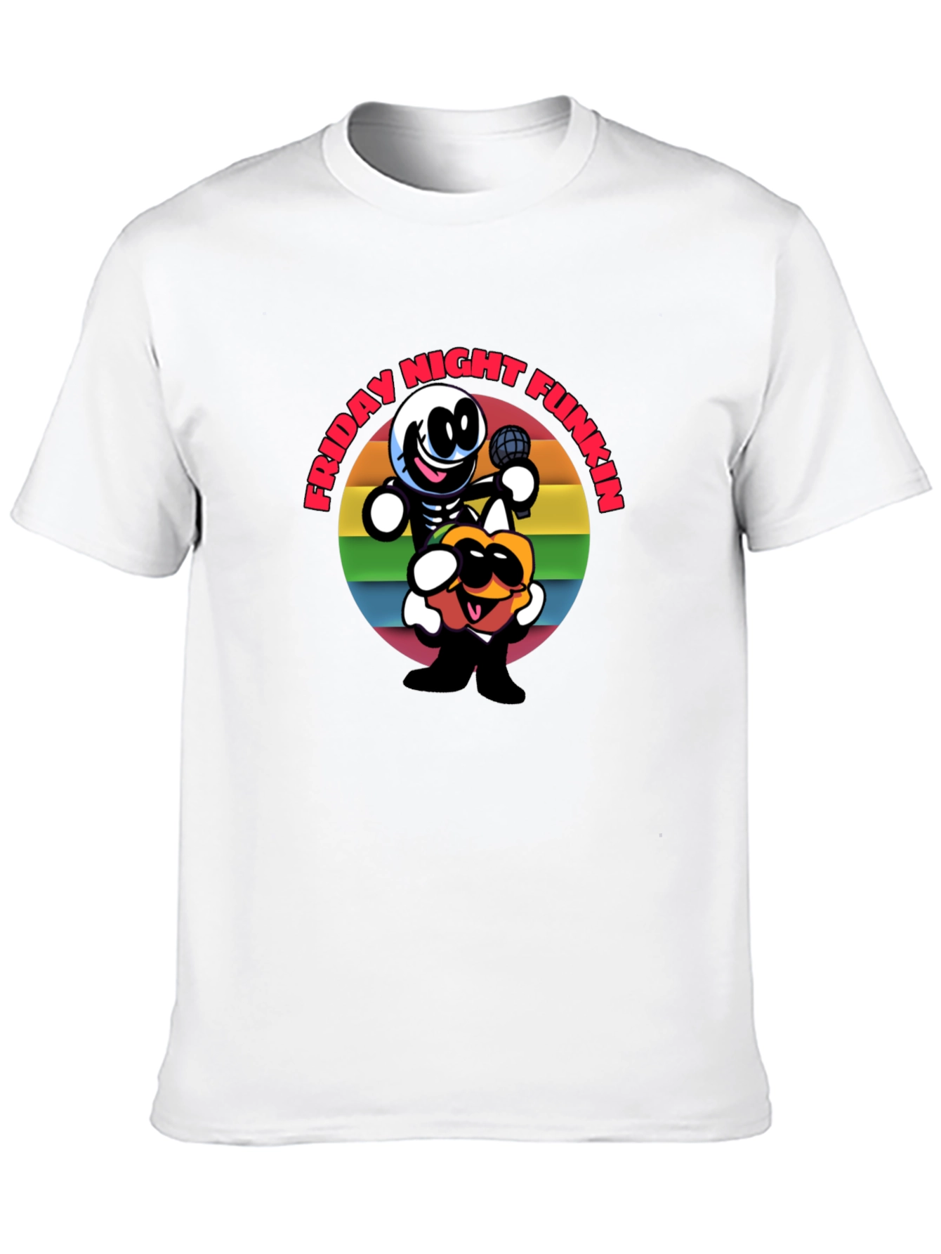 Friday Night Funkin Cartoon Graphic Tee