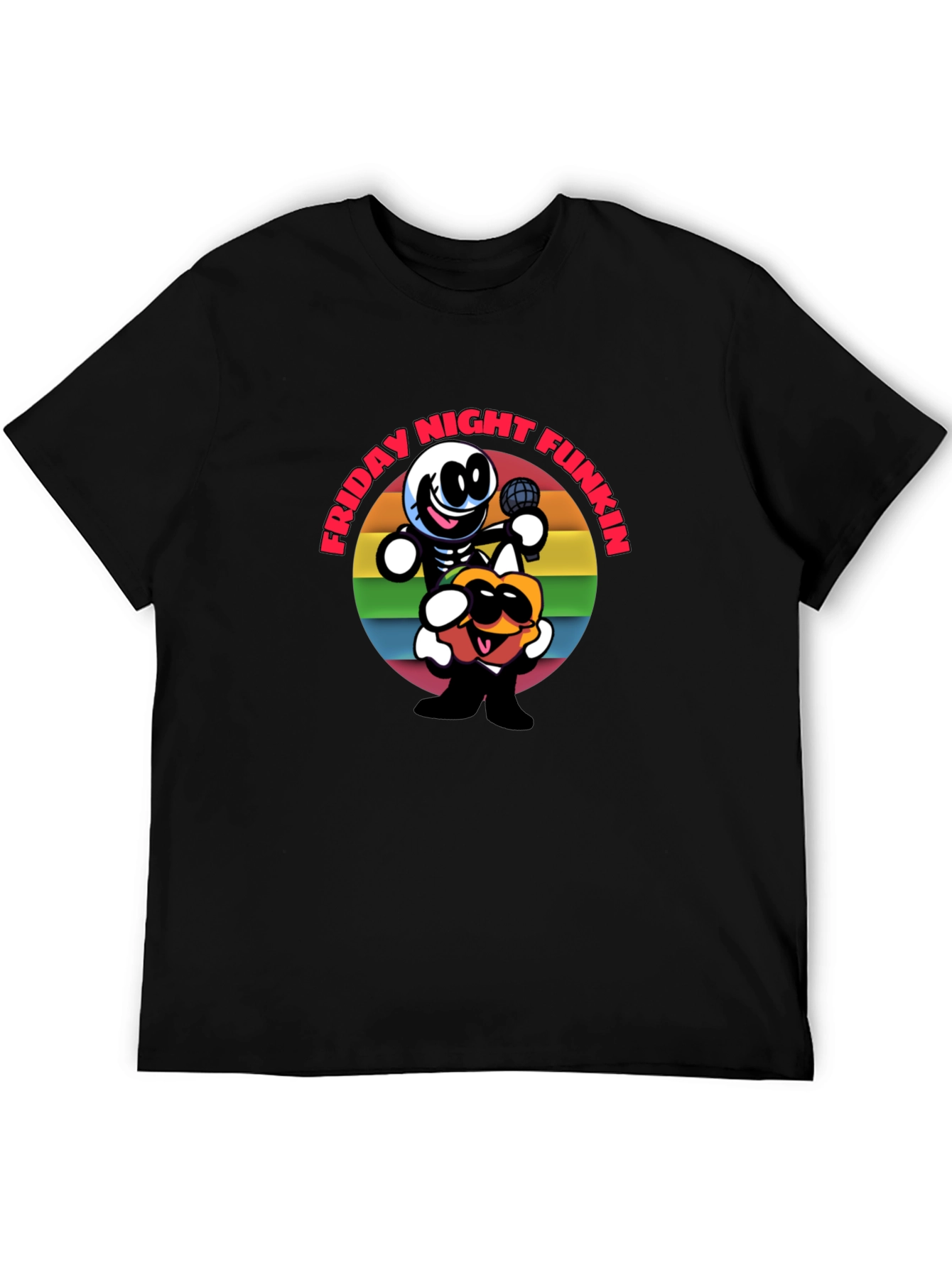Friday Night Funkin Cartoon Graphic Tee