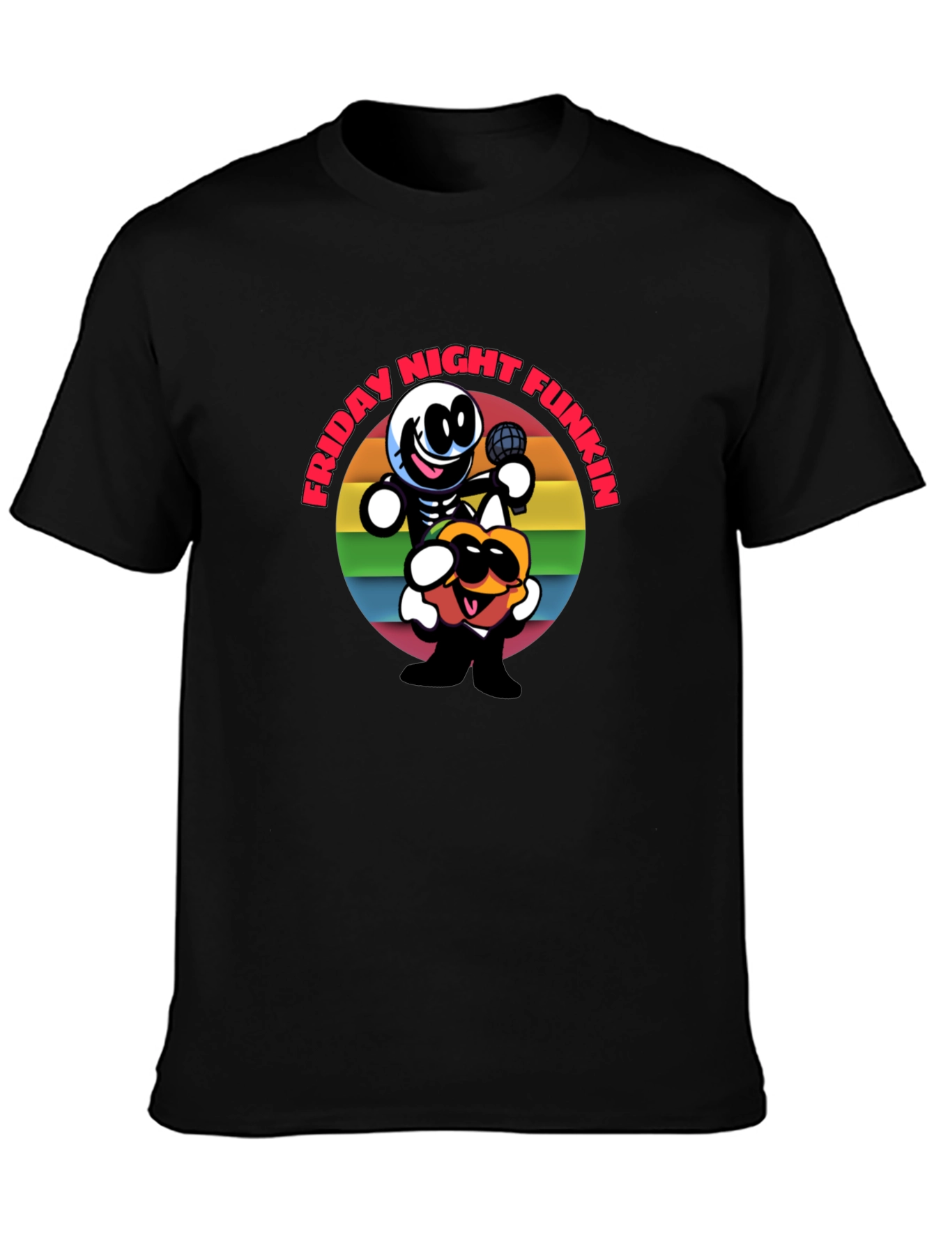 Friday Night Funkin Cartoon Graphic Tee
