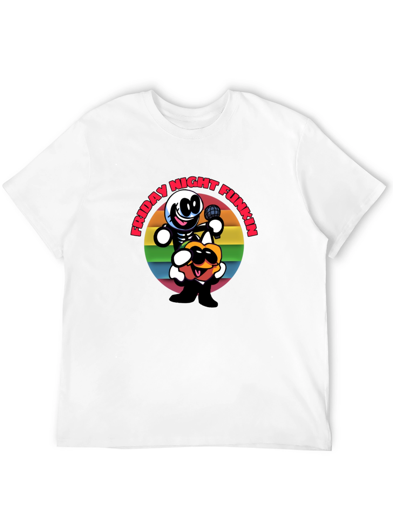 Friday Night Funkin Cartoon Graphic Tee