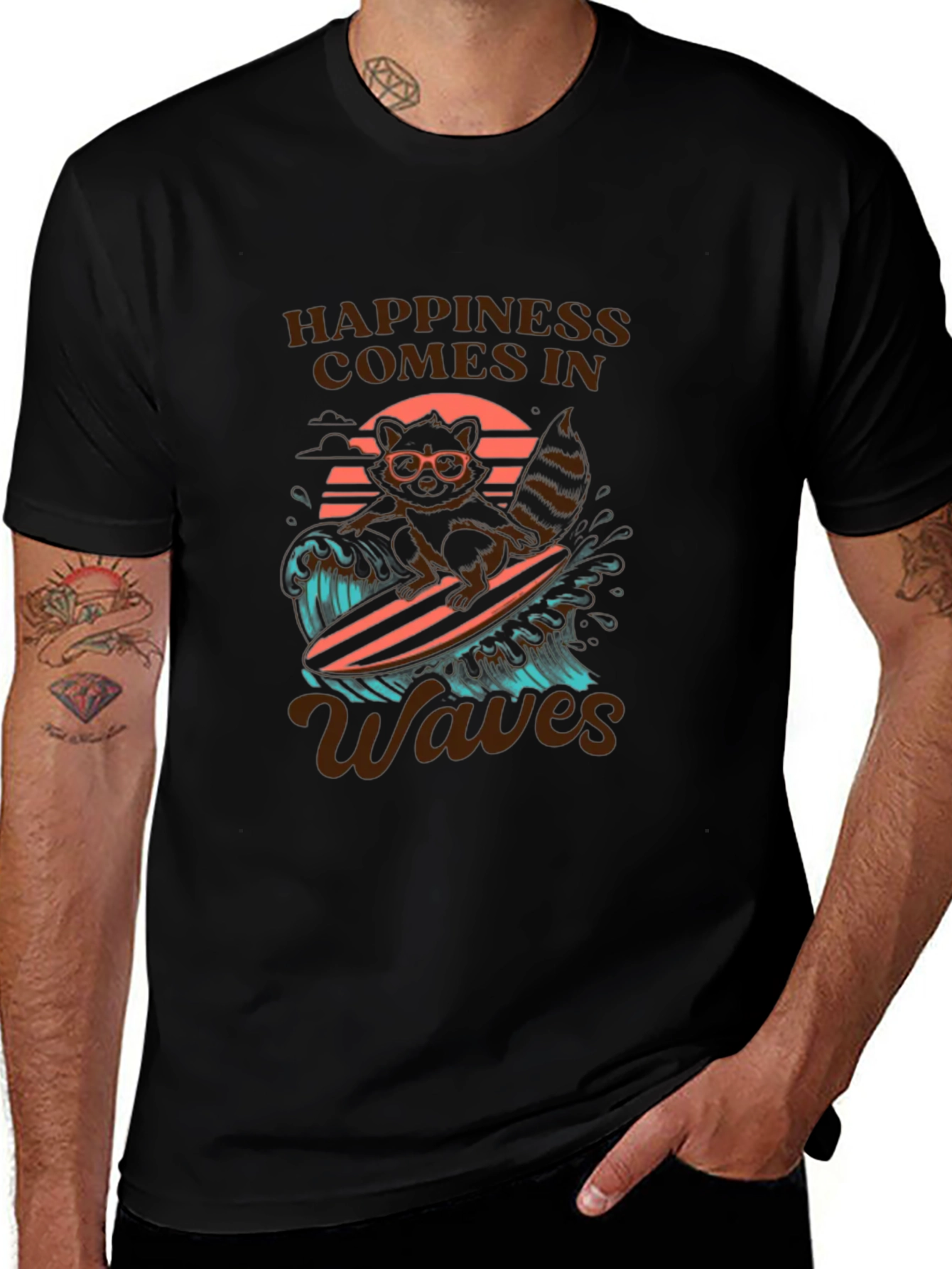 Happiness Waves Graphic Tee