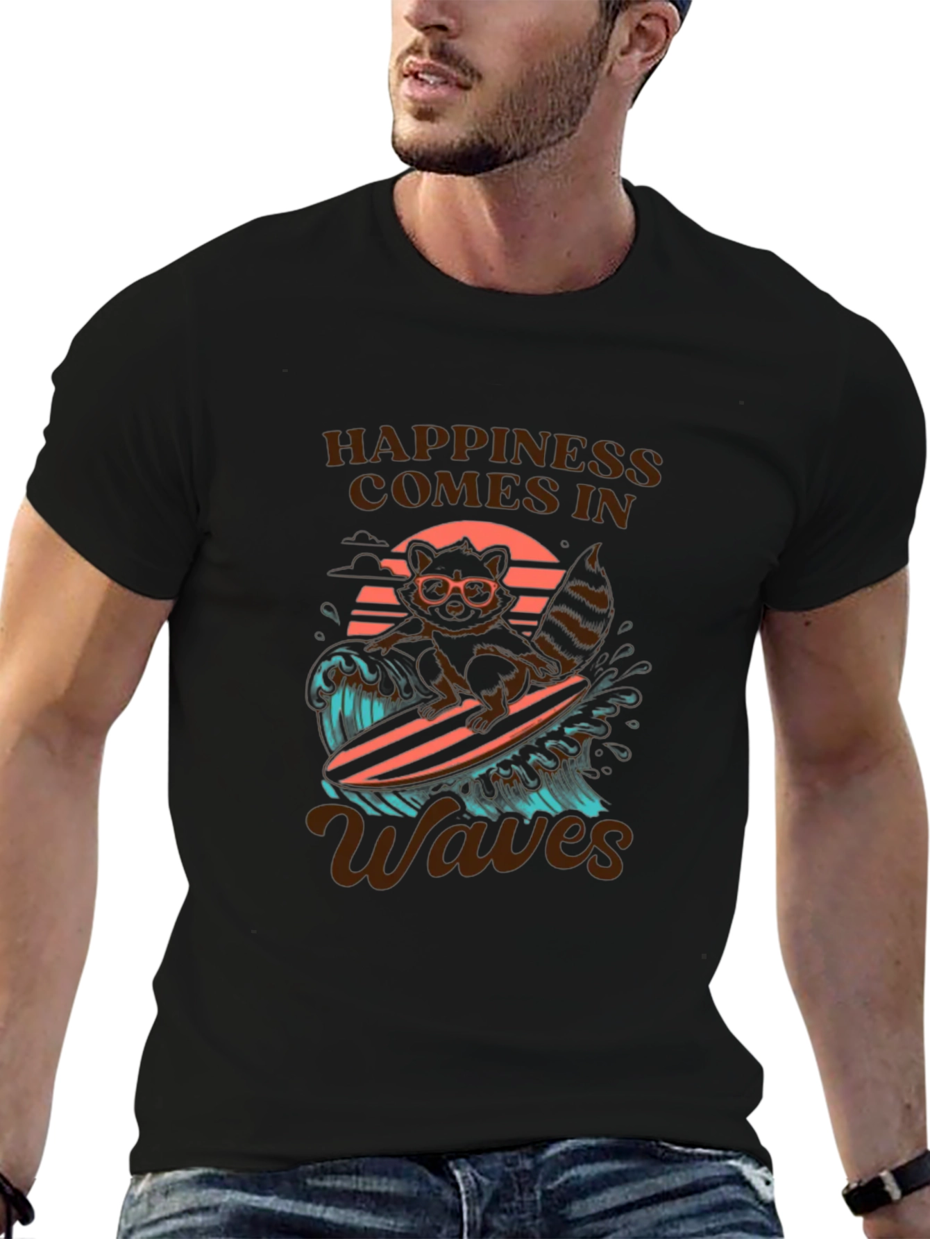 Happiness Waves Graphic Tee