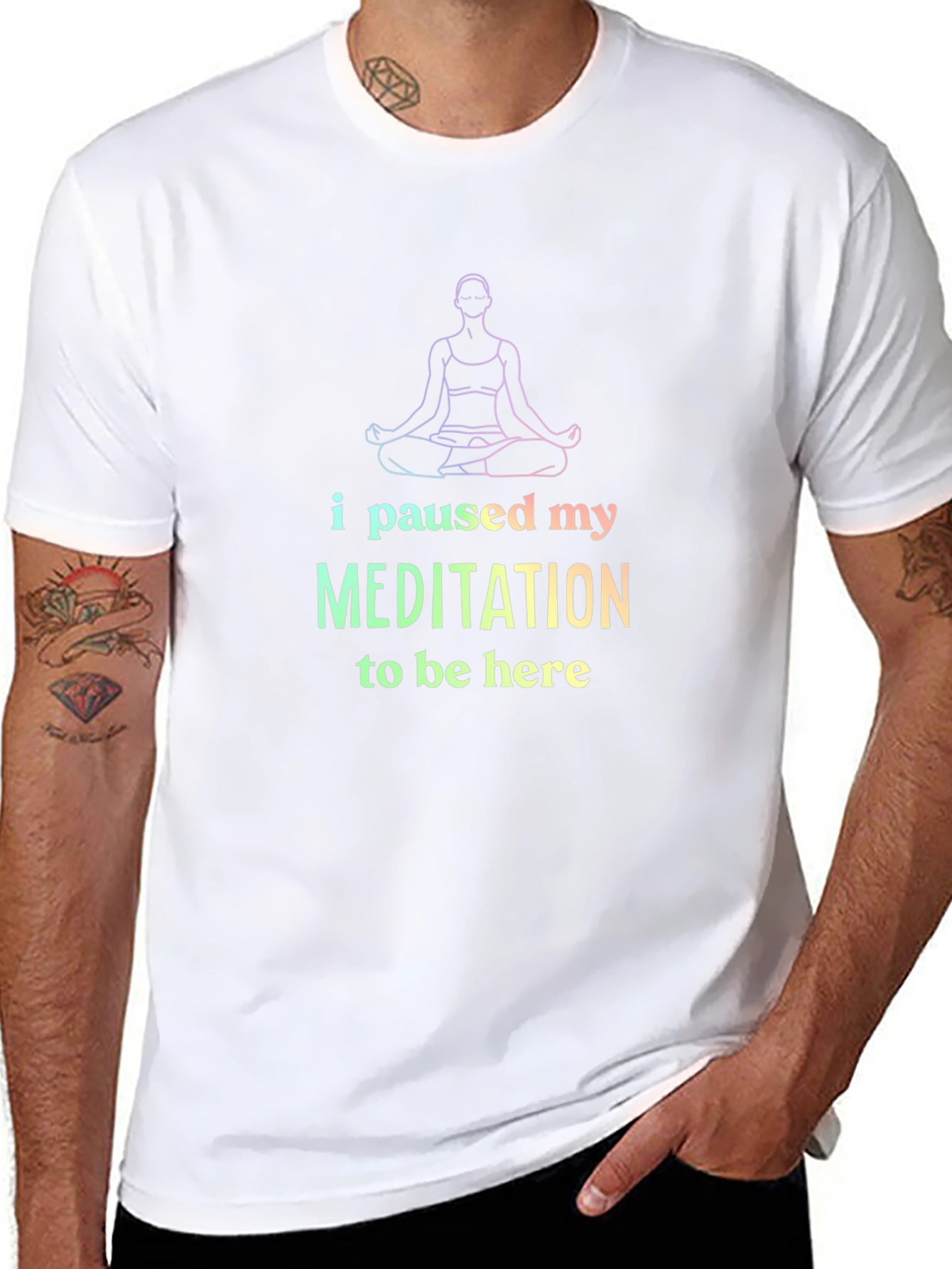 Meditation Tee: I Paused My Meditation