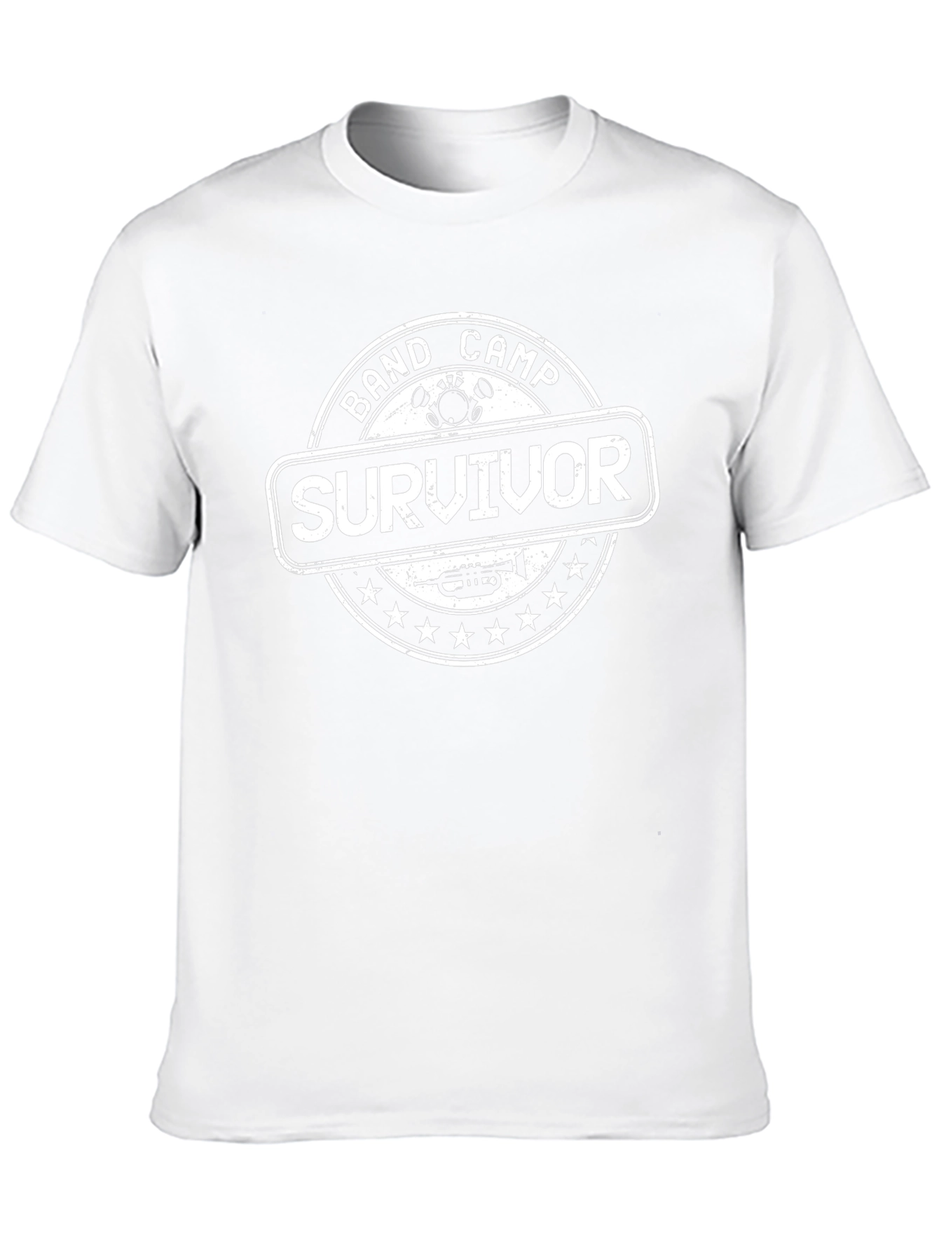 Band Camp Survivor Graphic T-Shirt - Black