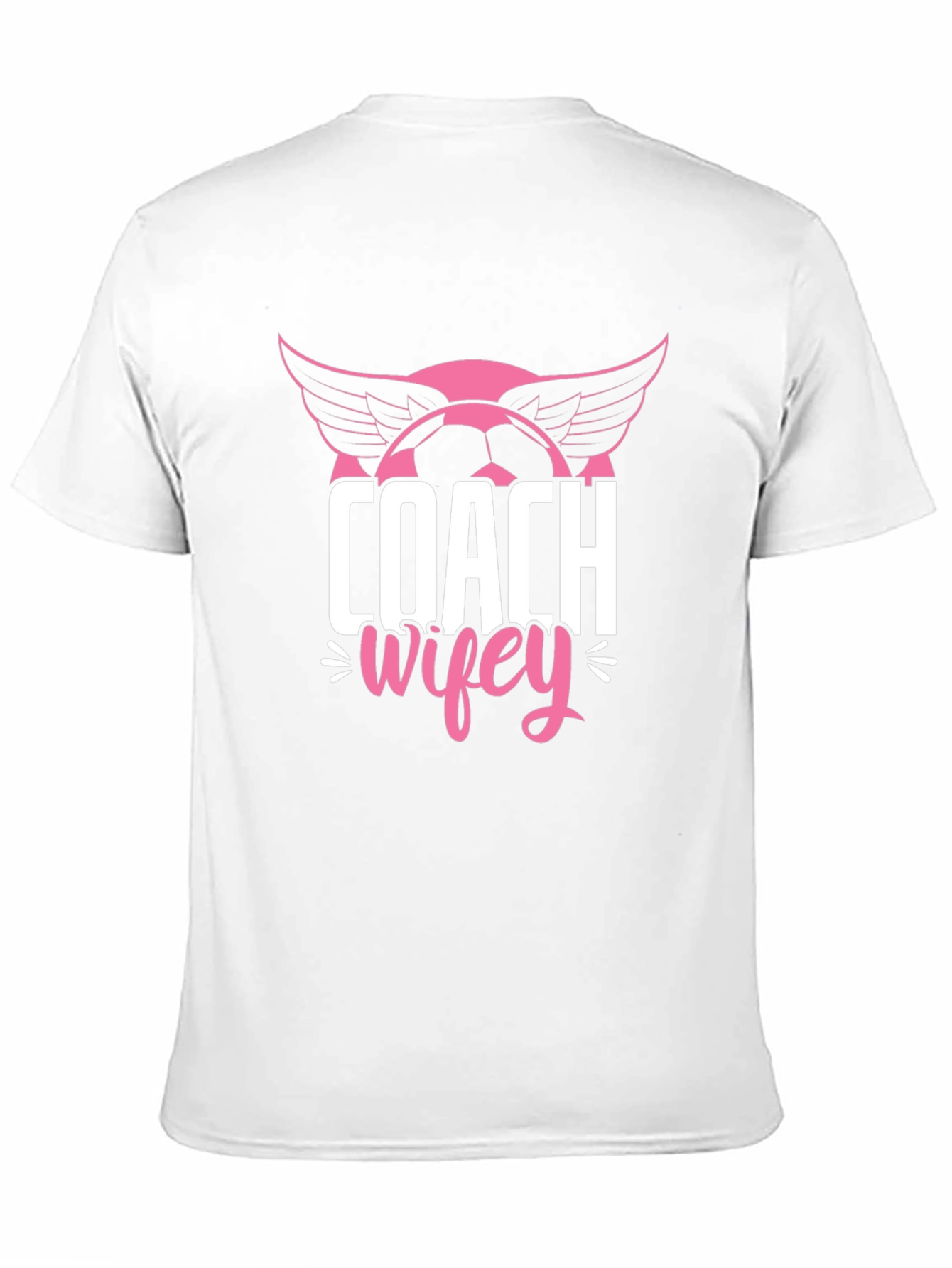 Coach Wifey Soccer T-Shirt - Novelty Graphic Tee