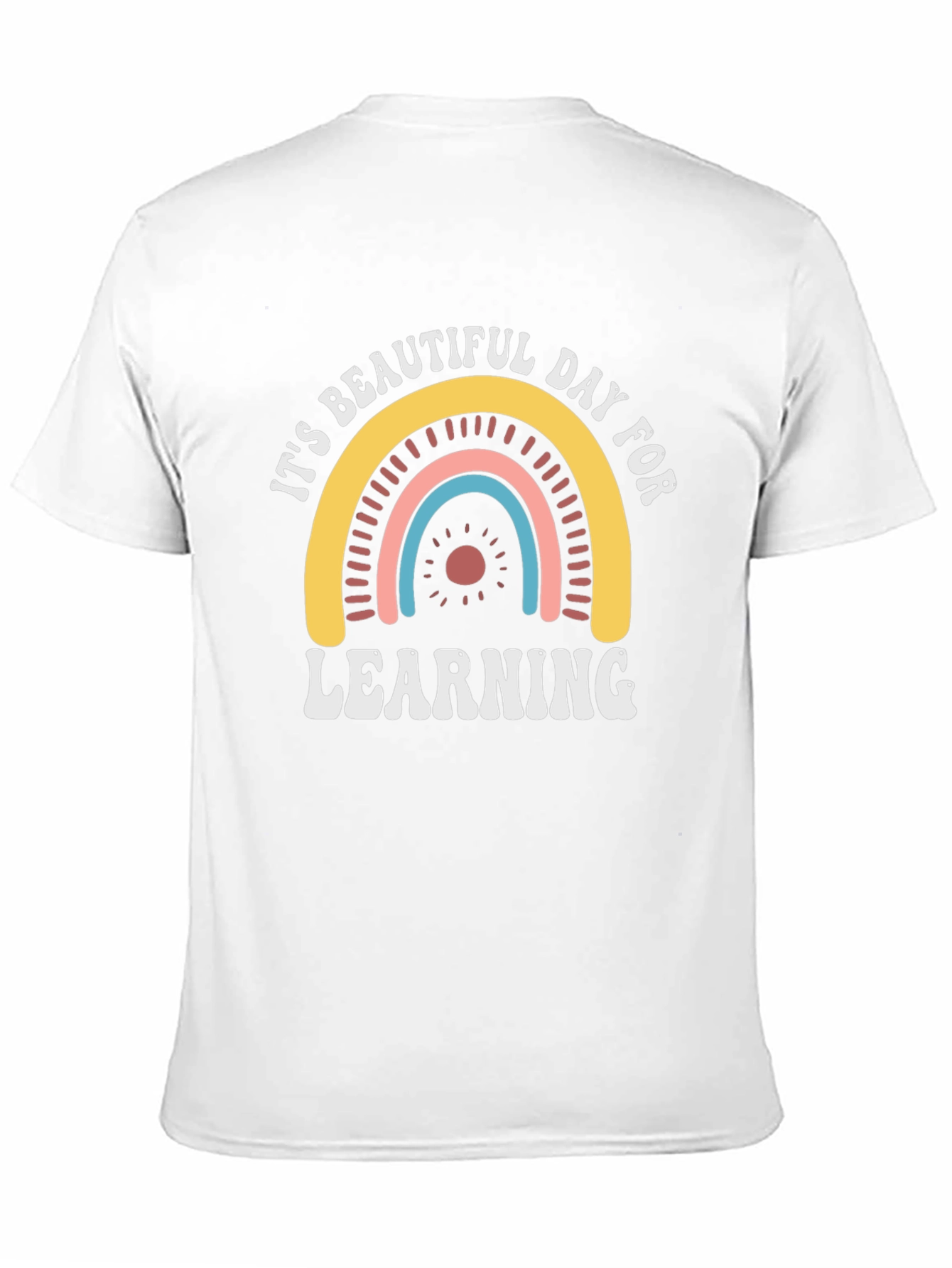 Its Beautiful Day for Learning Black T-Shirt