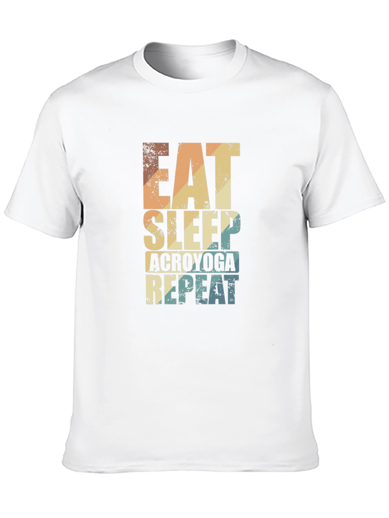 Eat Sleep Acroyoga Repeat T-Shirt - Black