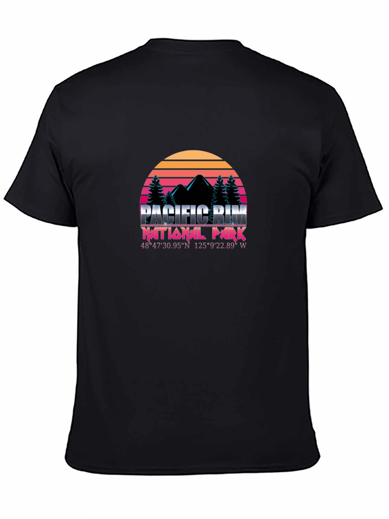 Pacific Rim National Park T-Shirt - Retro Sunset