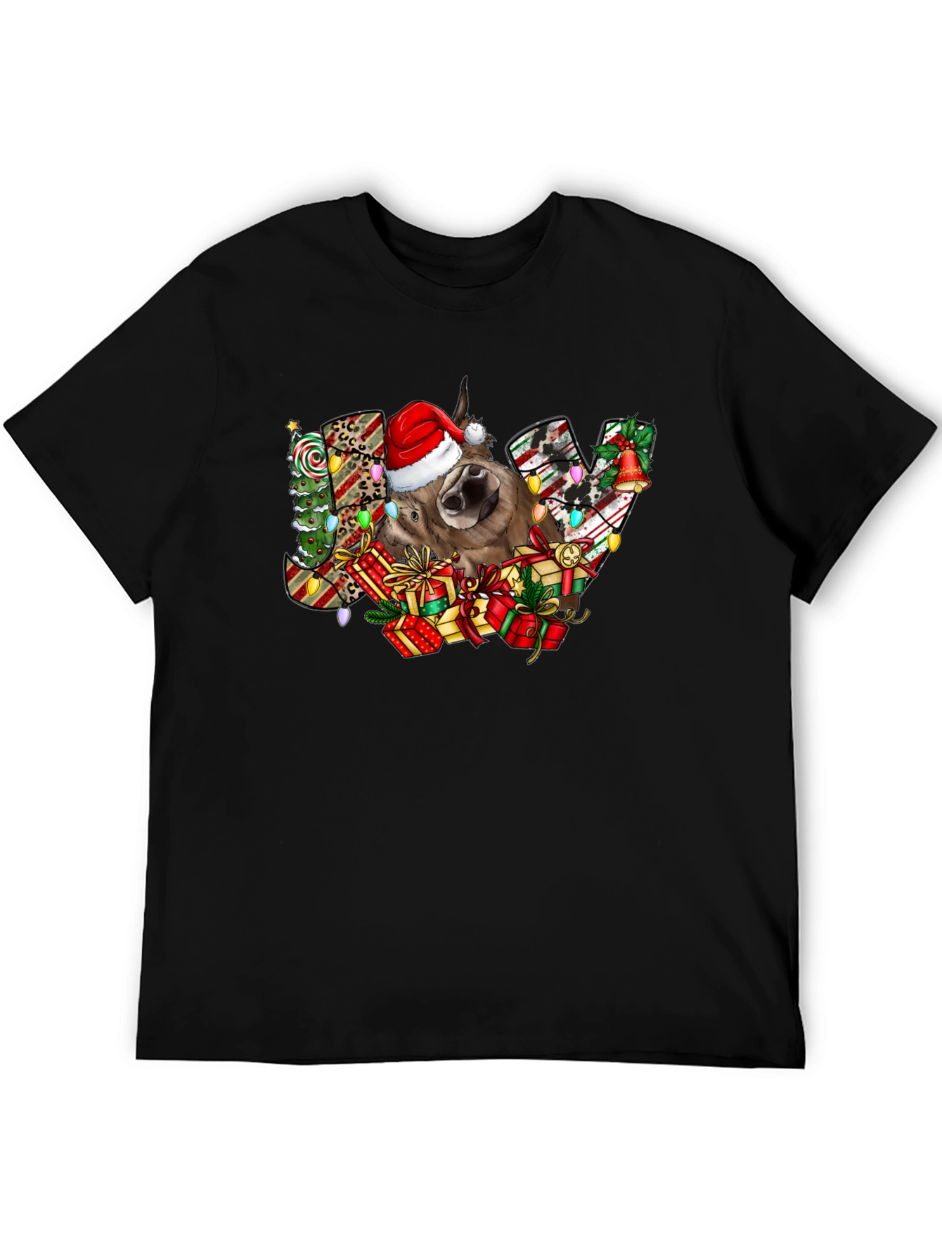 Festive Donkey Joy Christmas T-Shirt