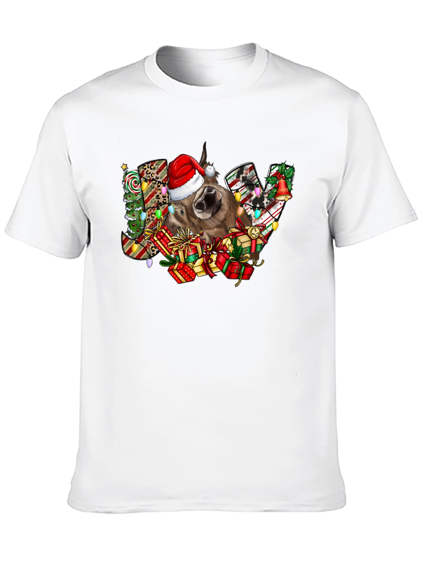 Festive Donkey Joy Christmas T-Shirt