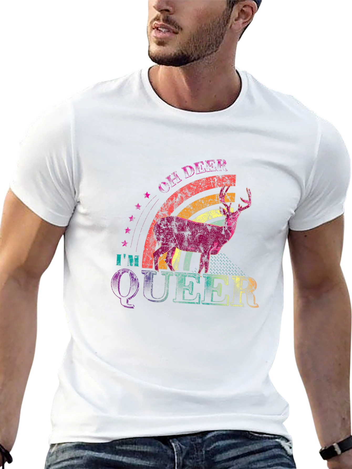Oh Deer Im Queer T-Shirt