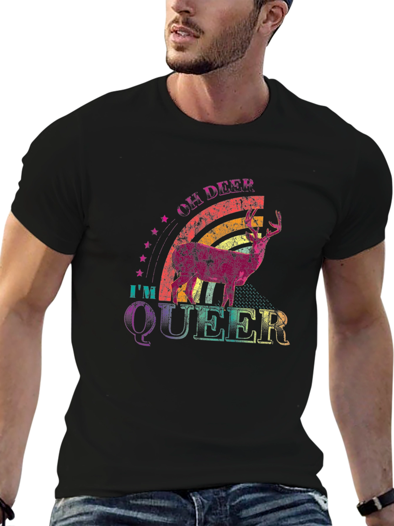 Oh Deer Im Queer T-Shirt