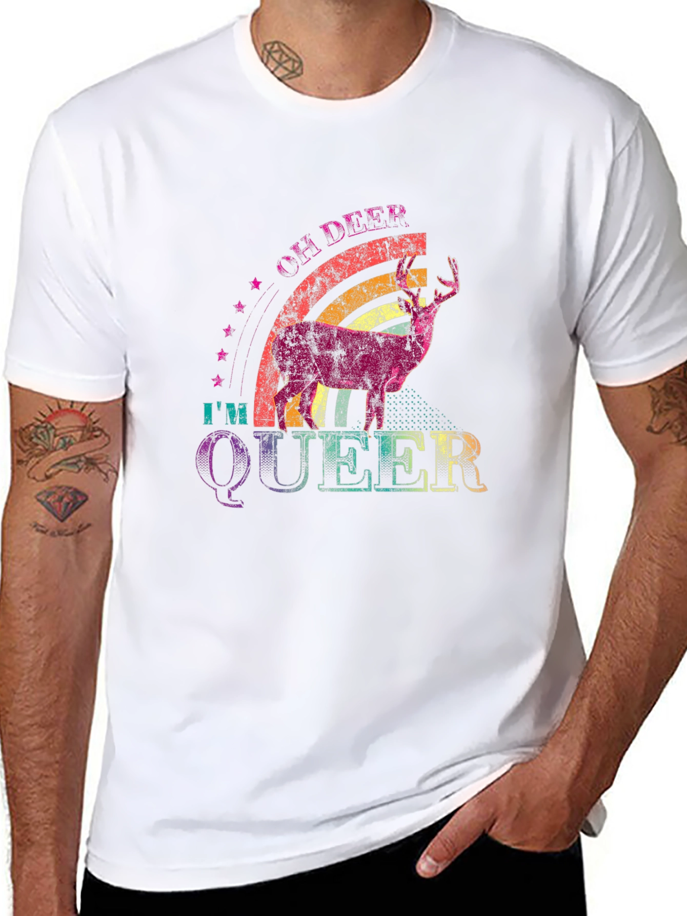 Oh Deer Im Queer T-Shirt