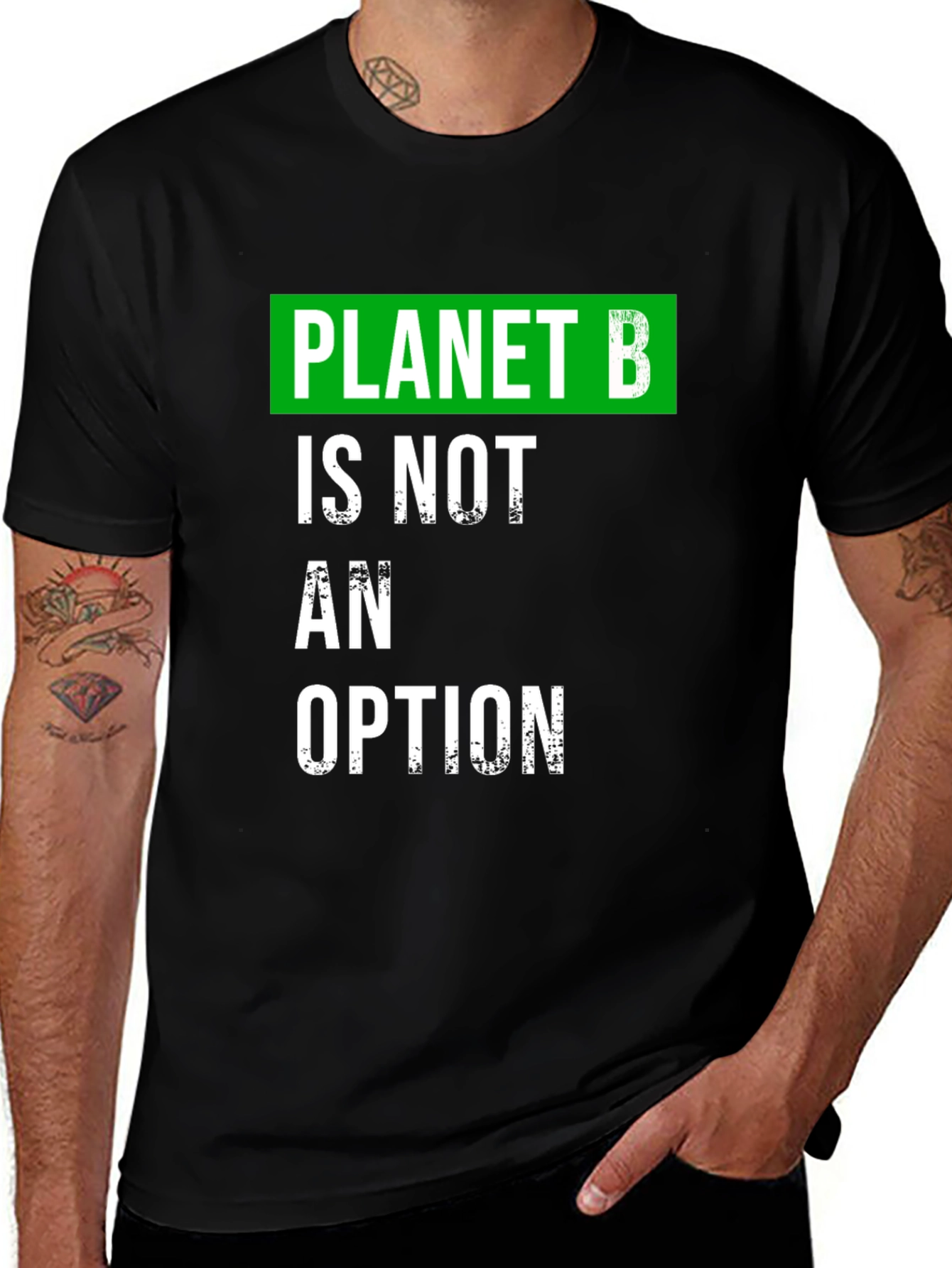 Planet B Option T-Shirt: Eco-Friendly Statement Tee