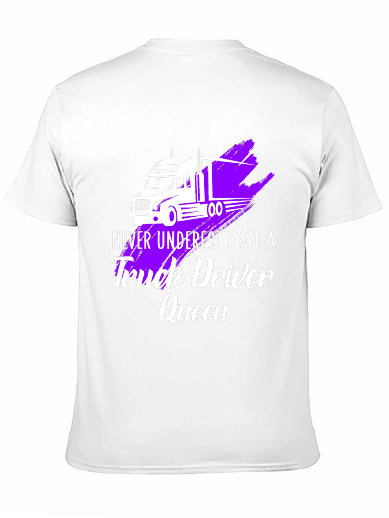Truck Driver Queen Graphic T-Shirt