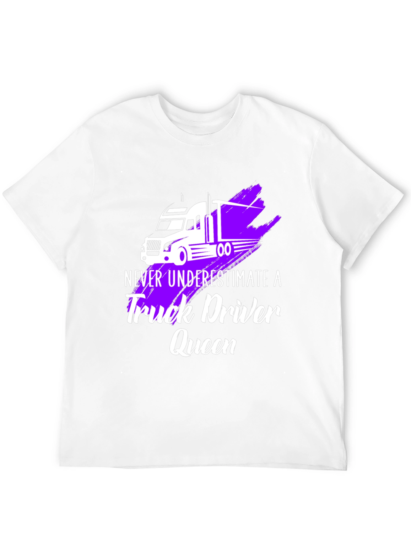 Truck Driver Queen Graphic T-Shirt