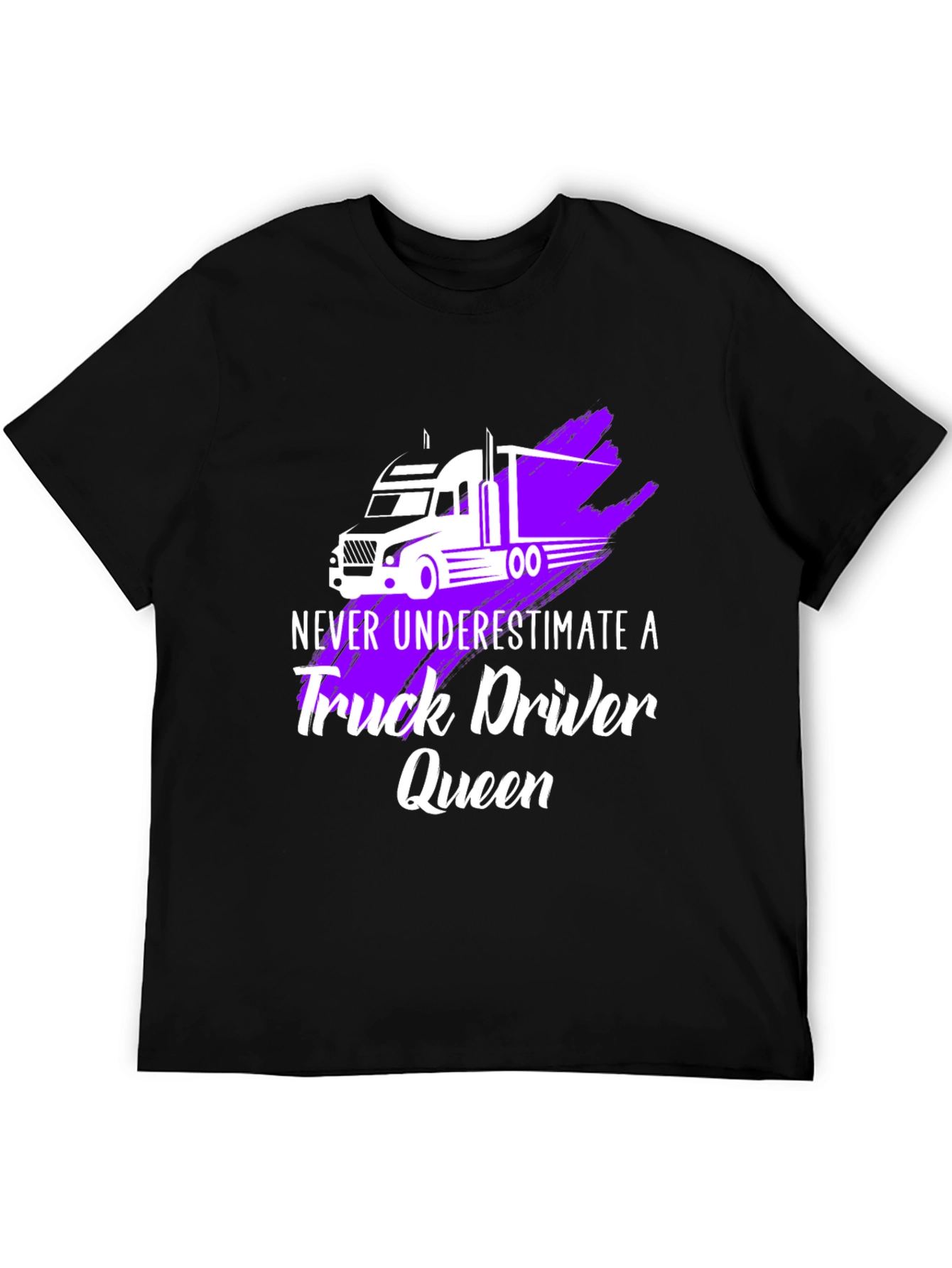 Truck Driver Queen Graphic T-Shirt