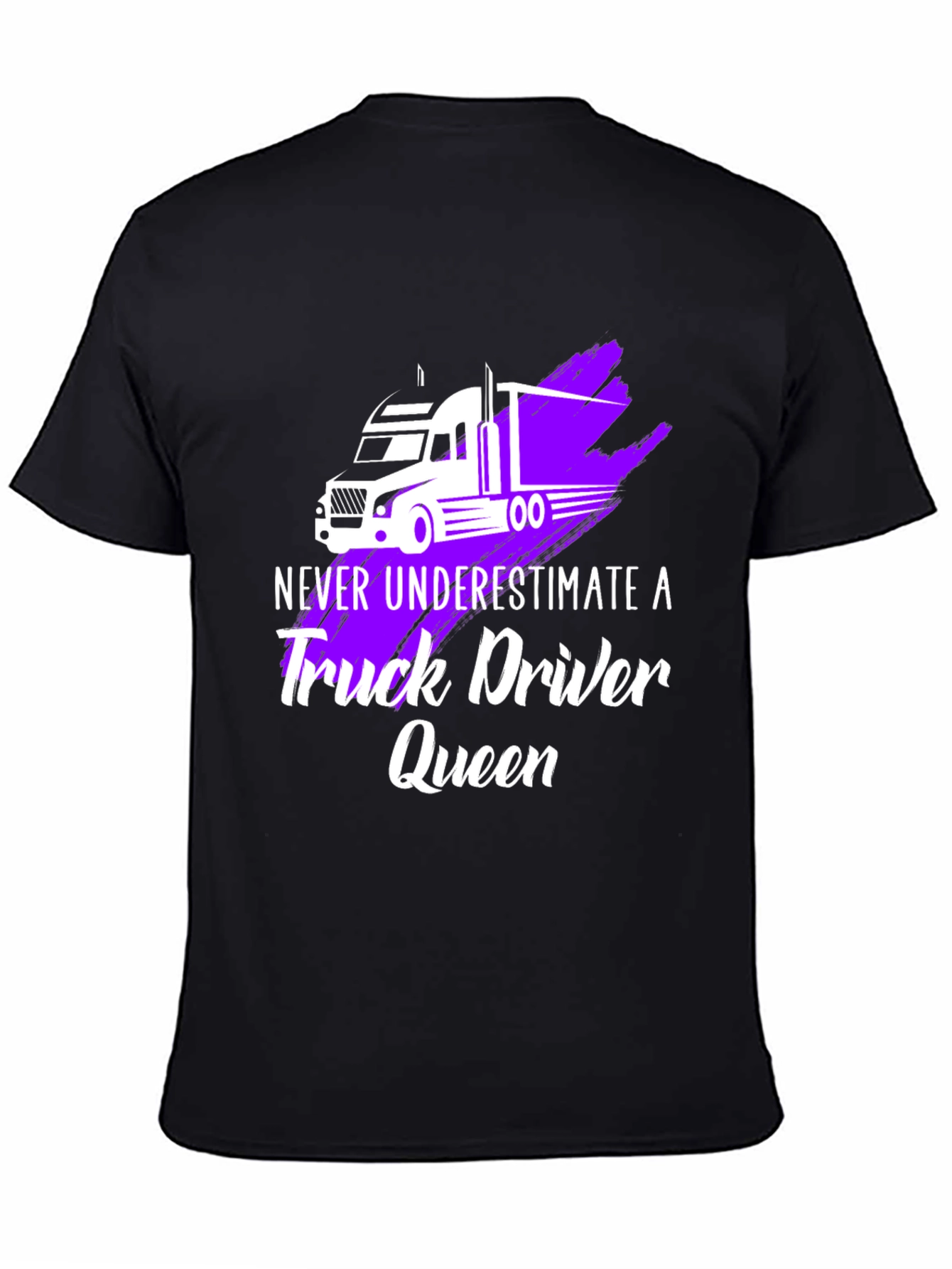 Truck Driver Queen Graphic T-Shirt