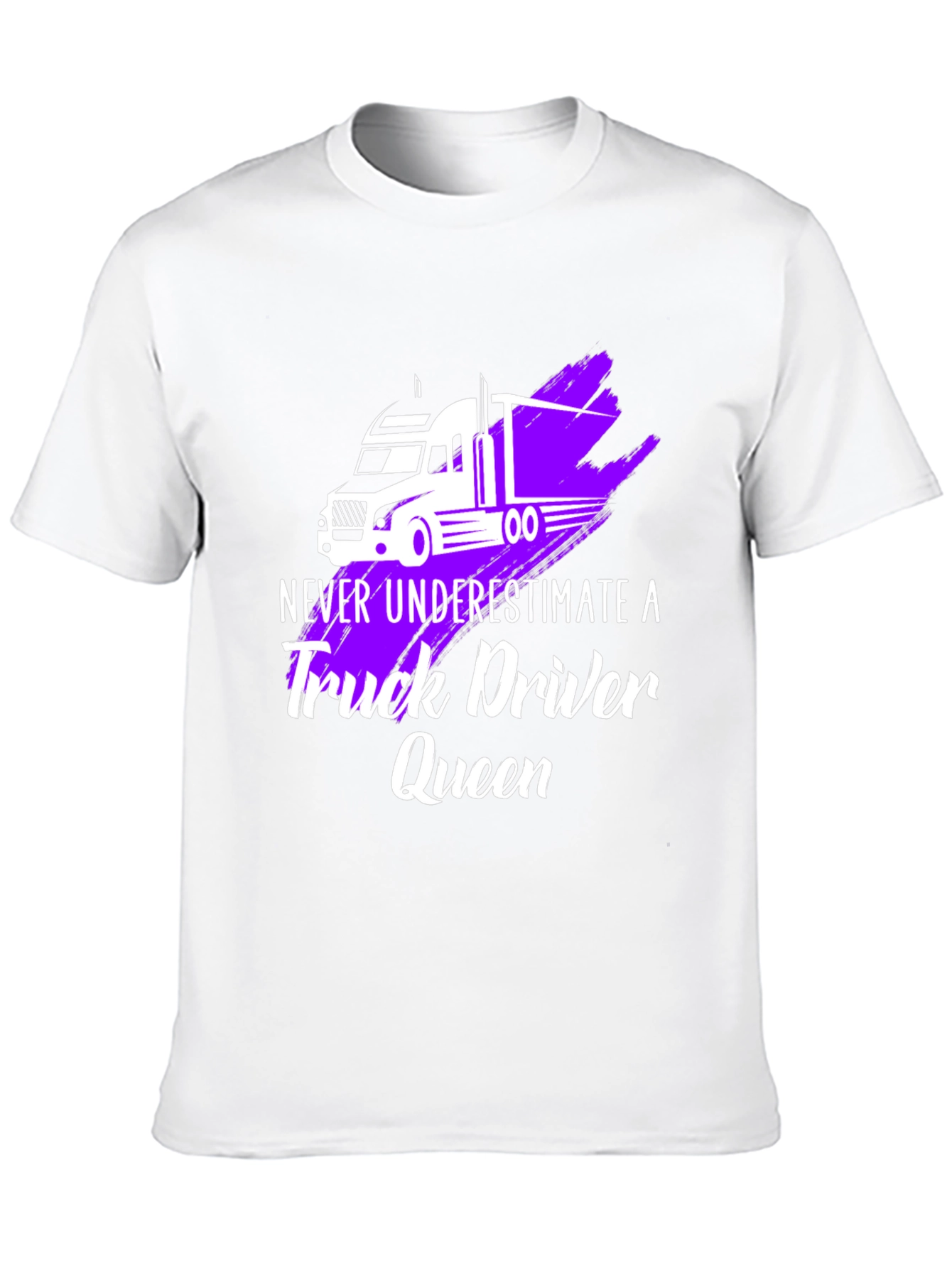 Truck Driver Queen Graphic T-Shirt