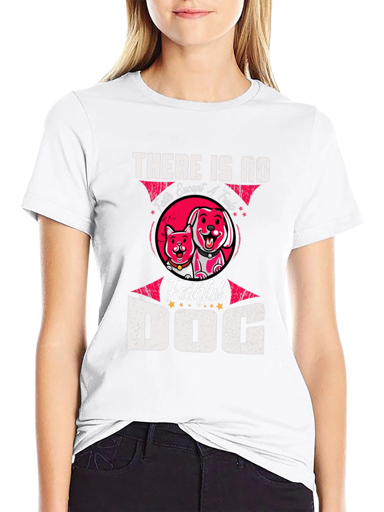Faithful Dog Graphic T-Shirt - Unisex Black Tee