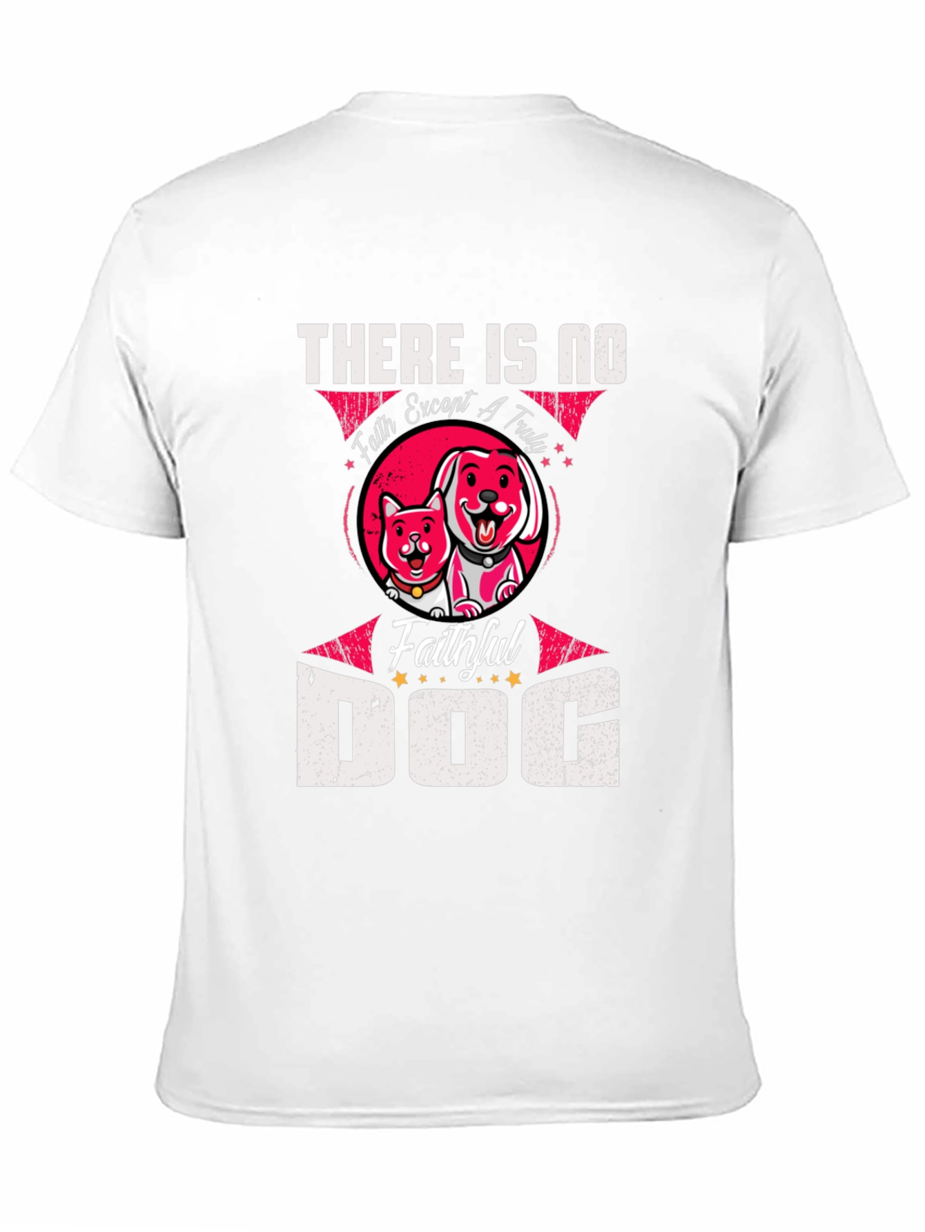 Faithful Dog Graphic T-Shirt - Unisex Black Tee