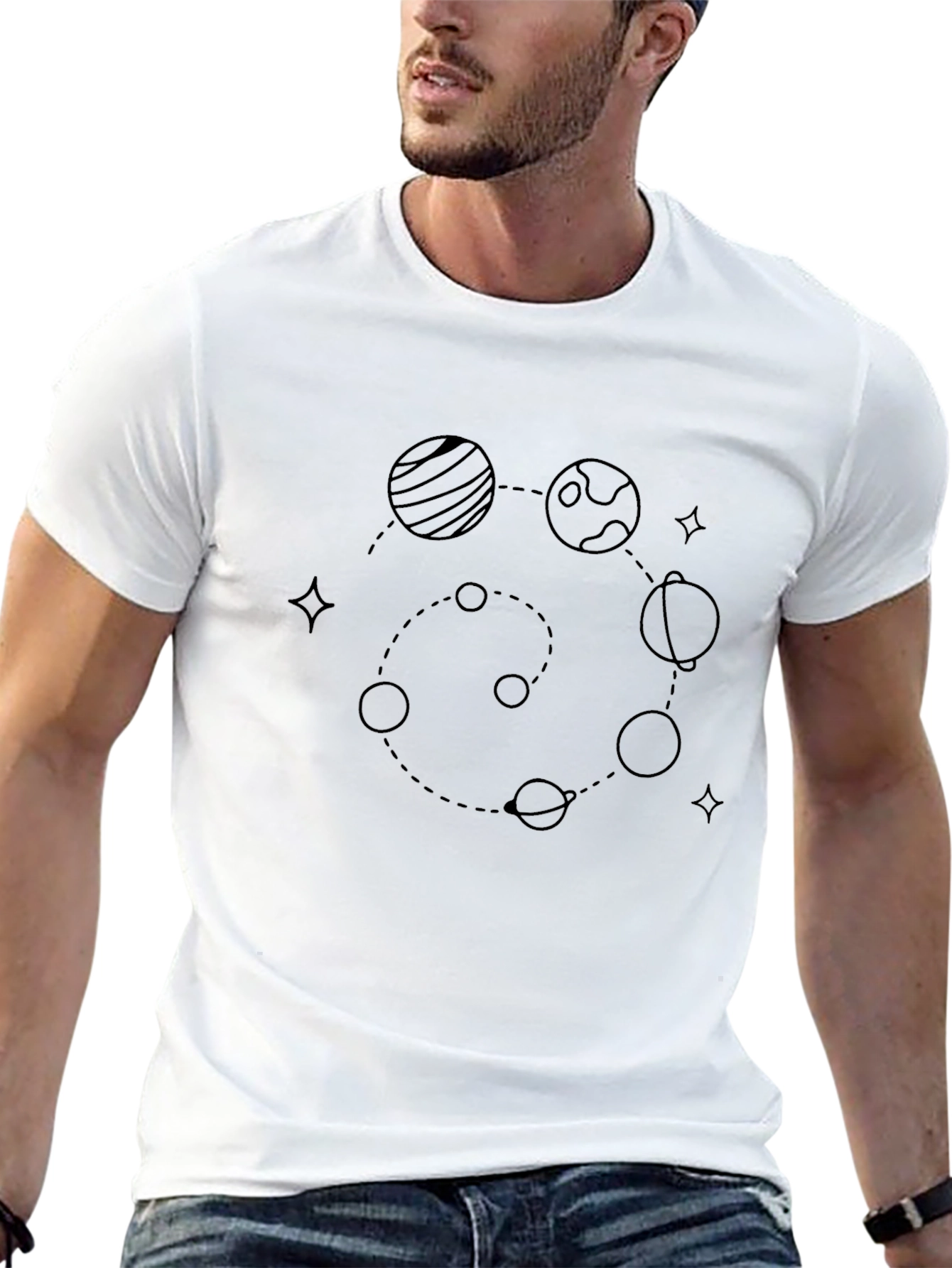 Planetary Orbit Graphic T-Shirt