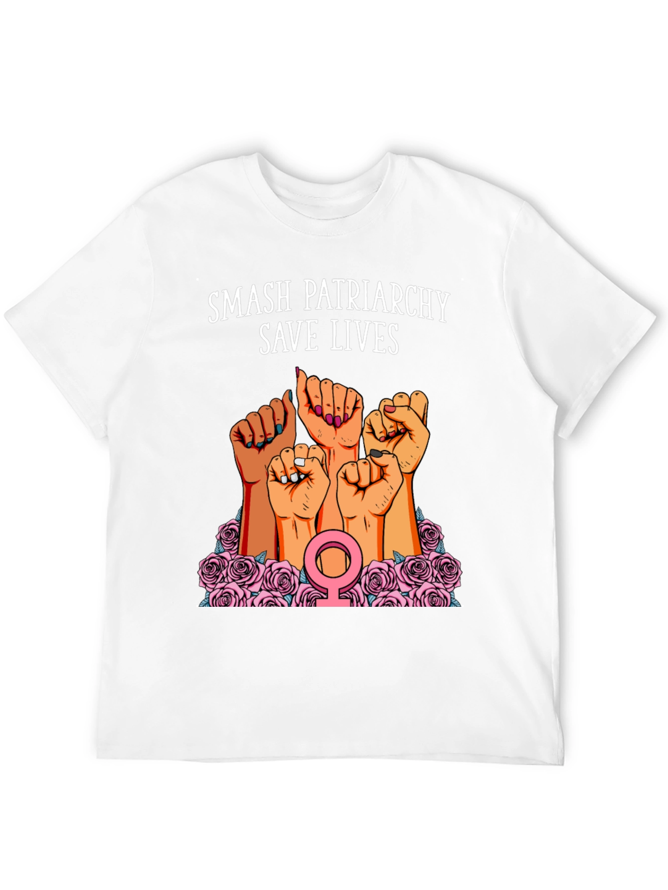 Smash Patriarchy Save Lives Graphic T-Shirt