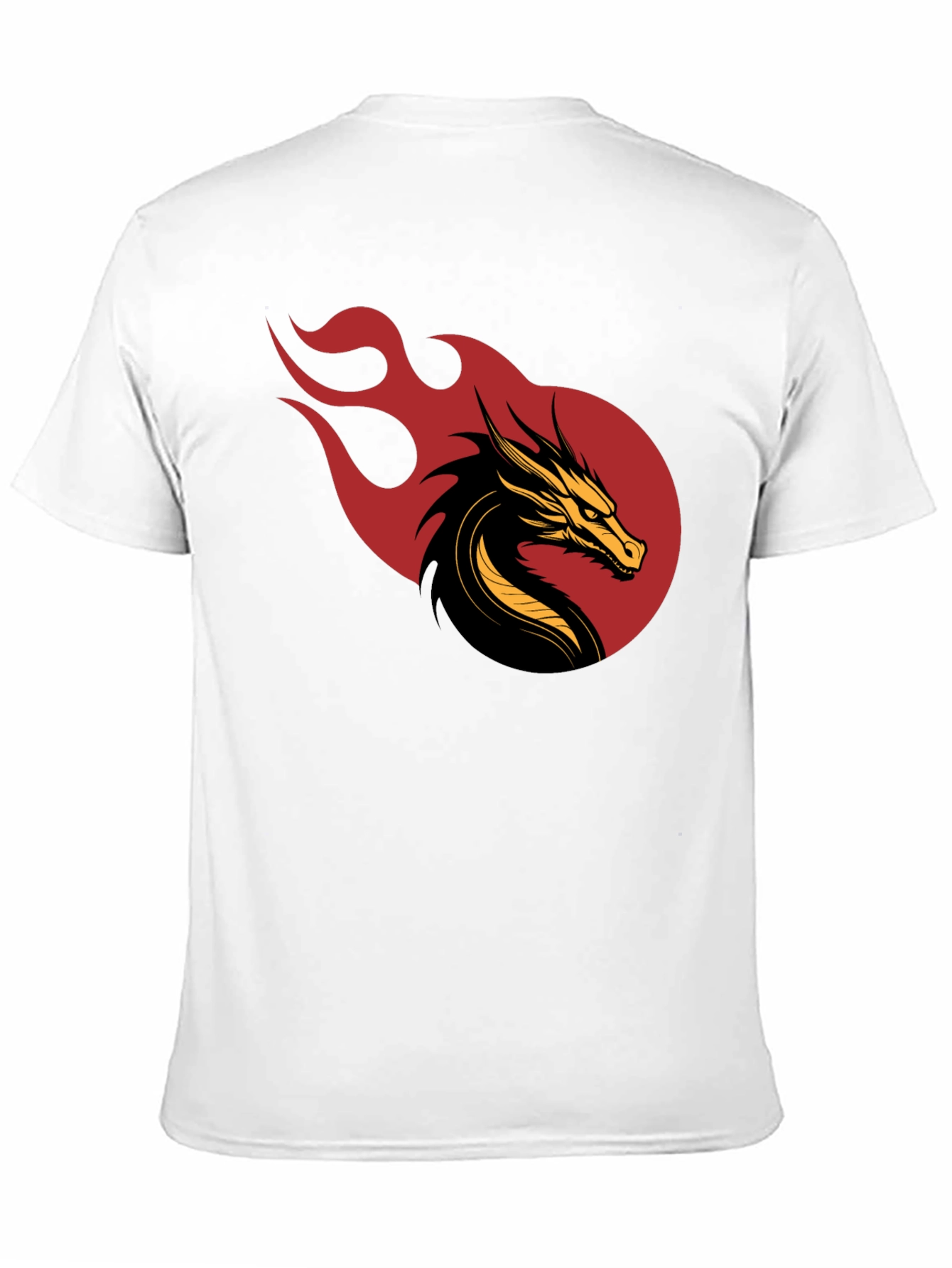 Dragon Fire Graphic Black T-Shirt