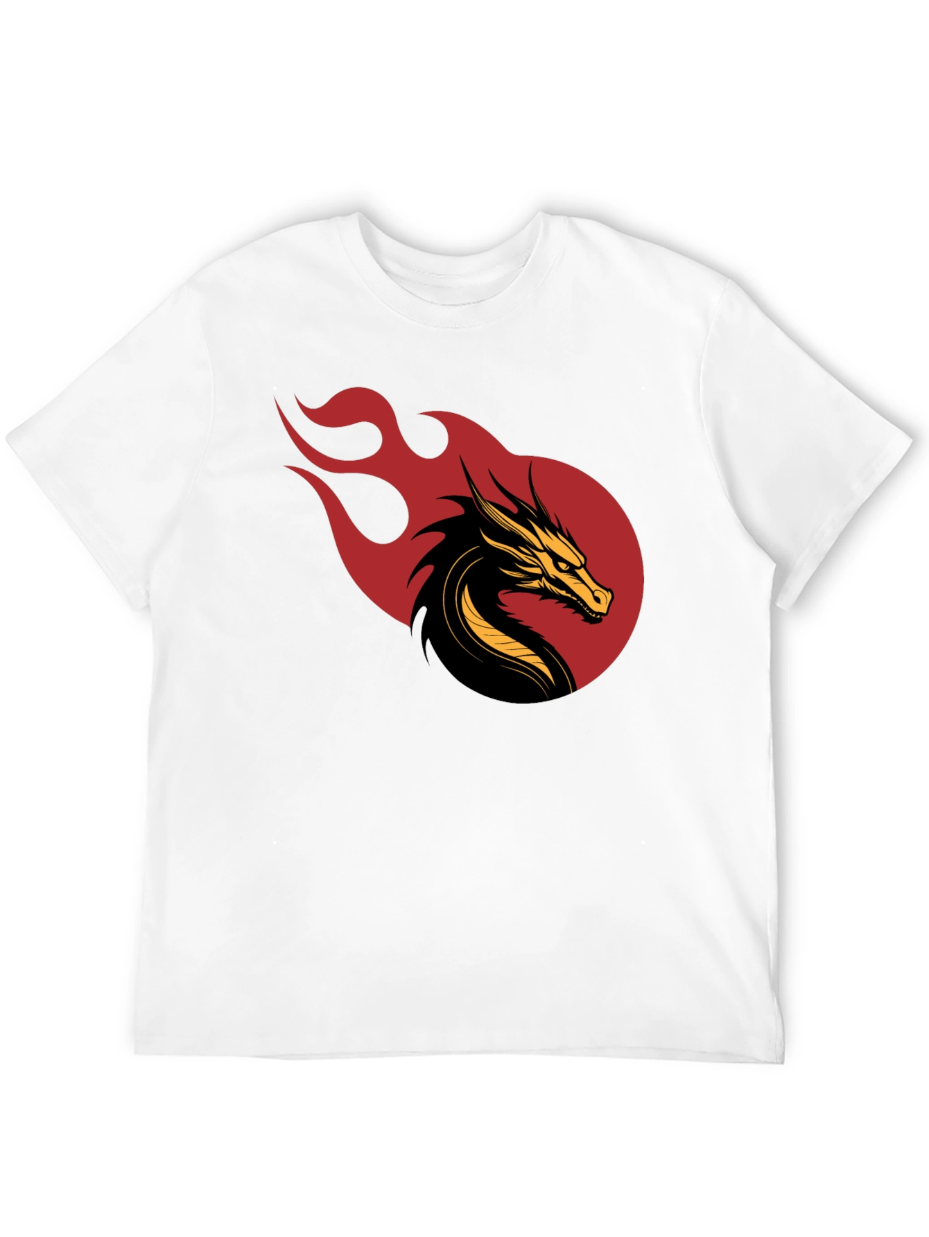 Dragon Fire Graphic Black T-Shirt