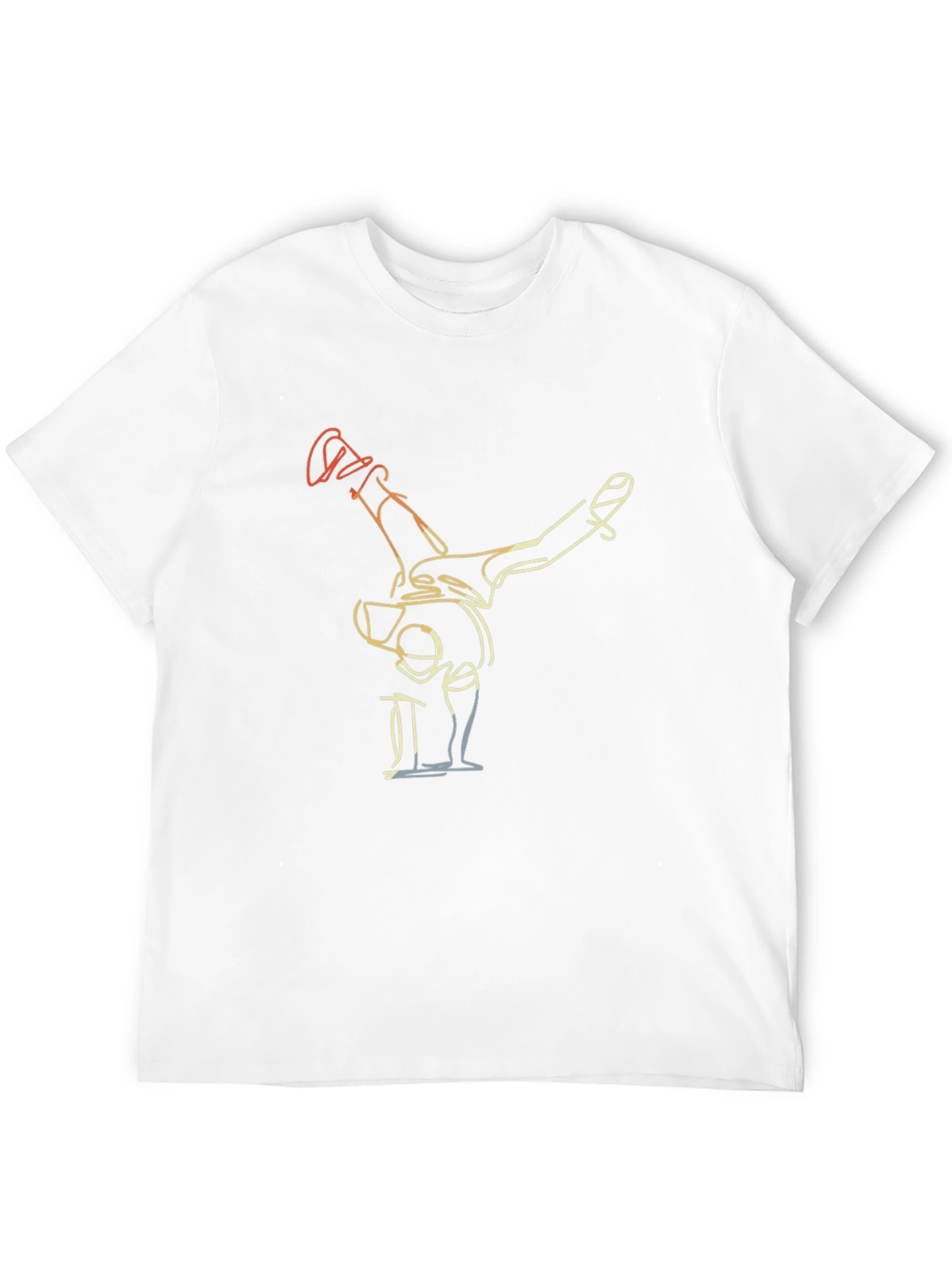 Cool Breakdancer Graphic Tee - Black