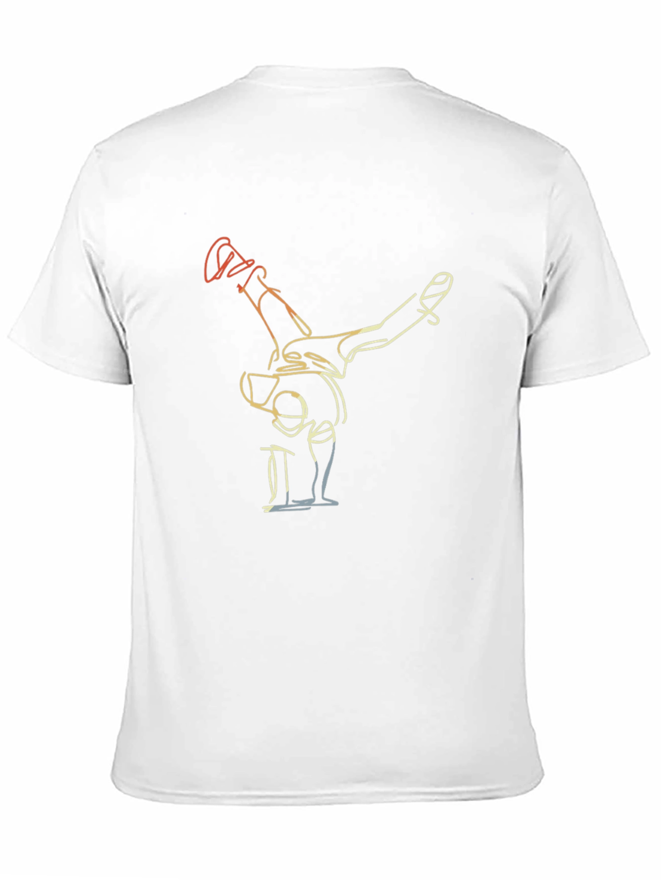 Cool Breakdancer Graphic Tee - Black
