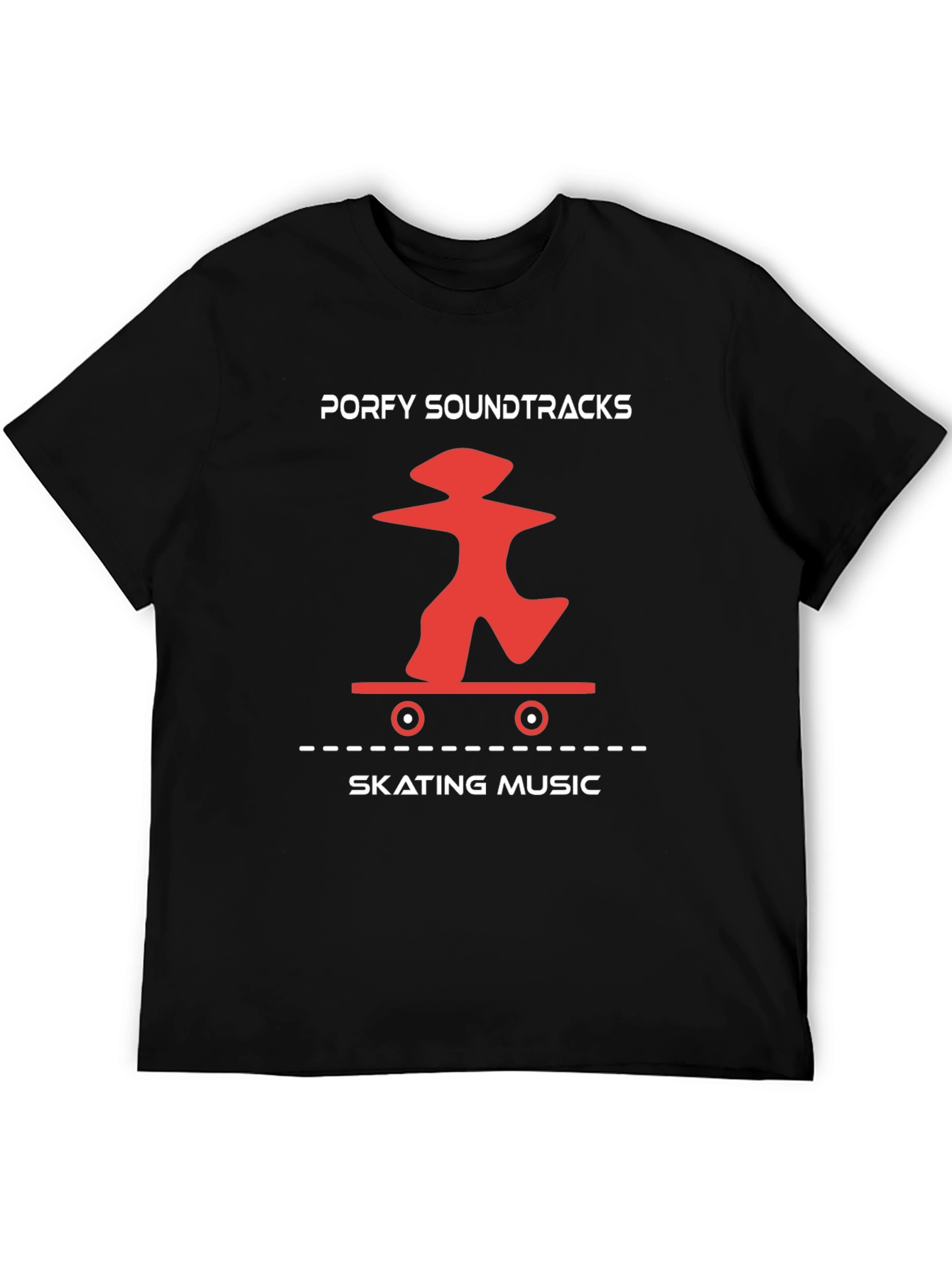 Porfy Soundtracks Skating Music Graphic Tee