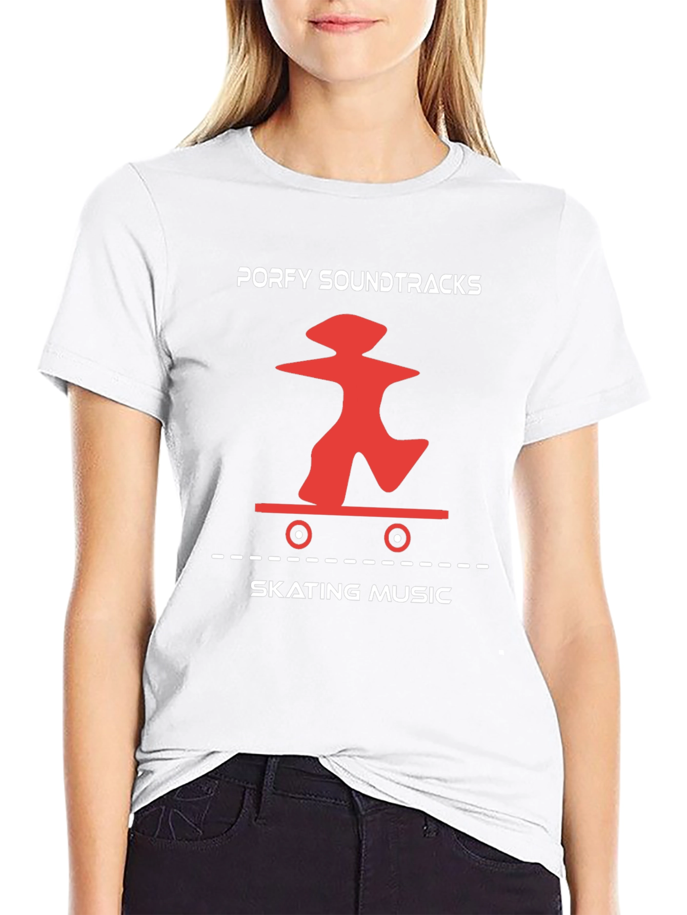 Porfy Soundtracks Skating Music Graphic Tee