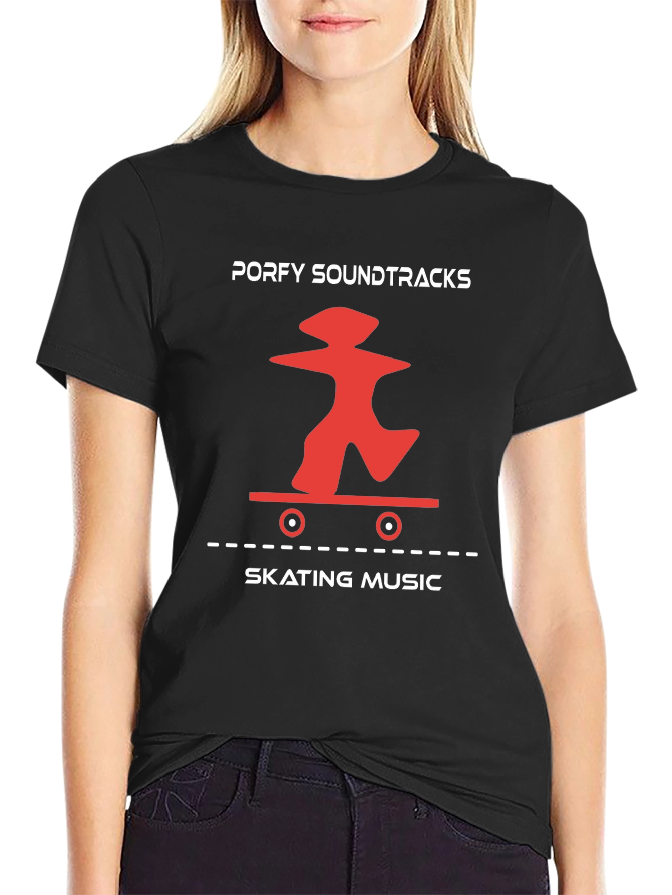 Porfy Soundtracks Skating Music Graphic Tee