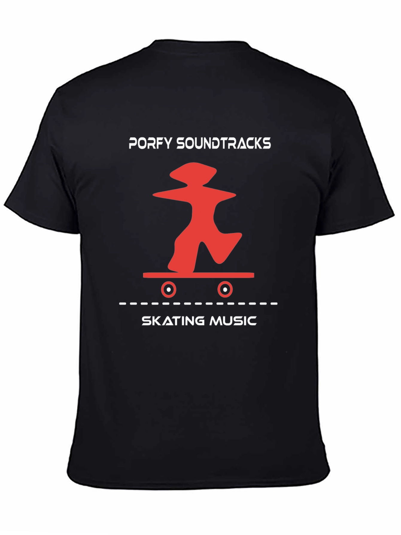 Porfy Soundtracks Skating Music Graphic Tee