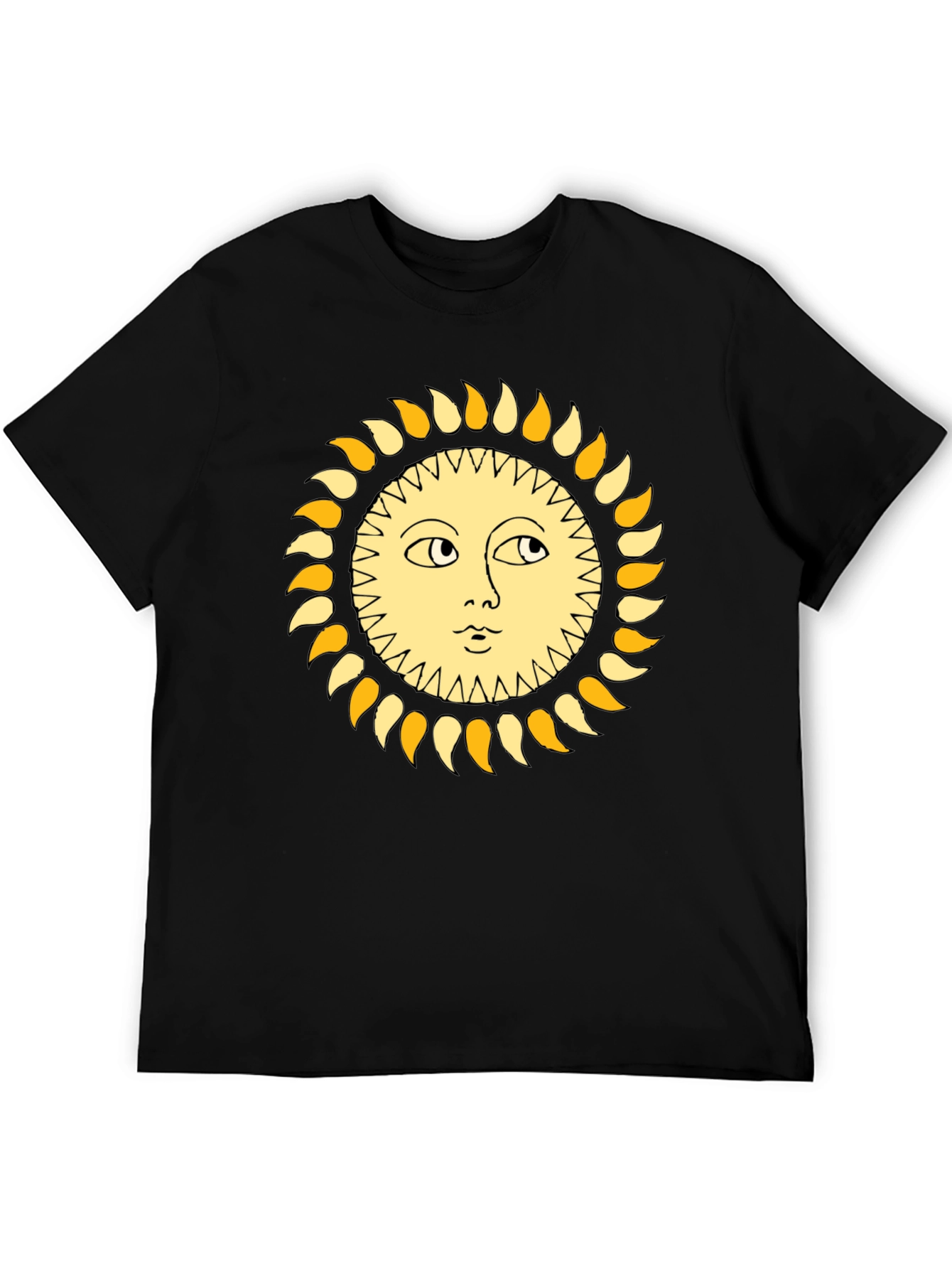 Sun Graphic Black T-Shirt