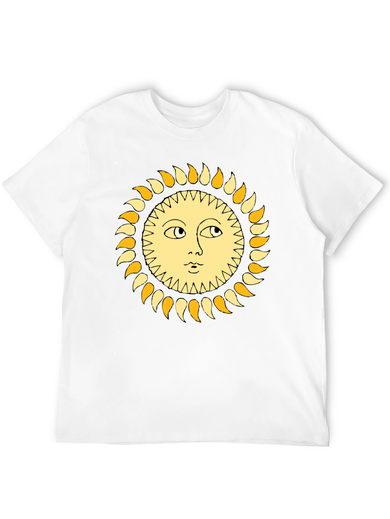 Sun Graphic Black T-Shirt