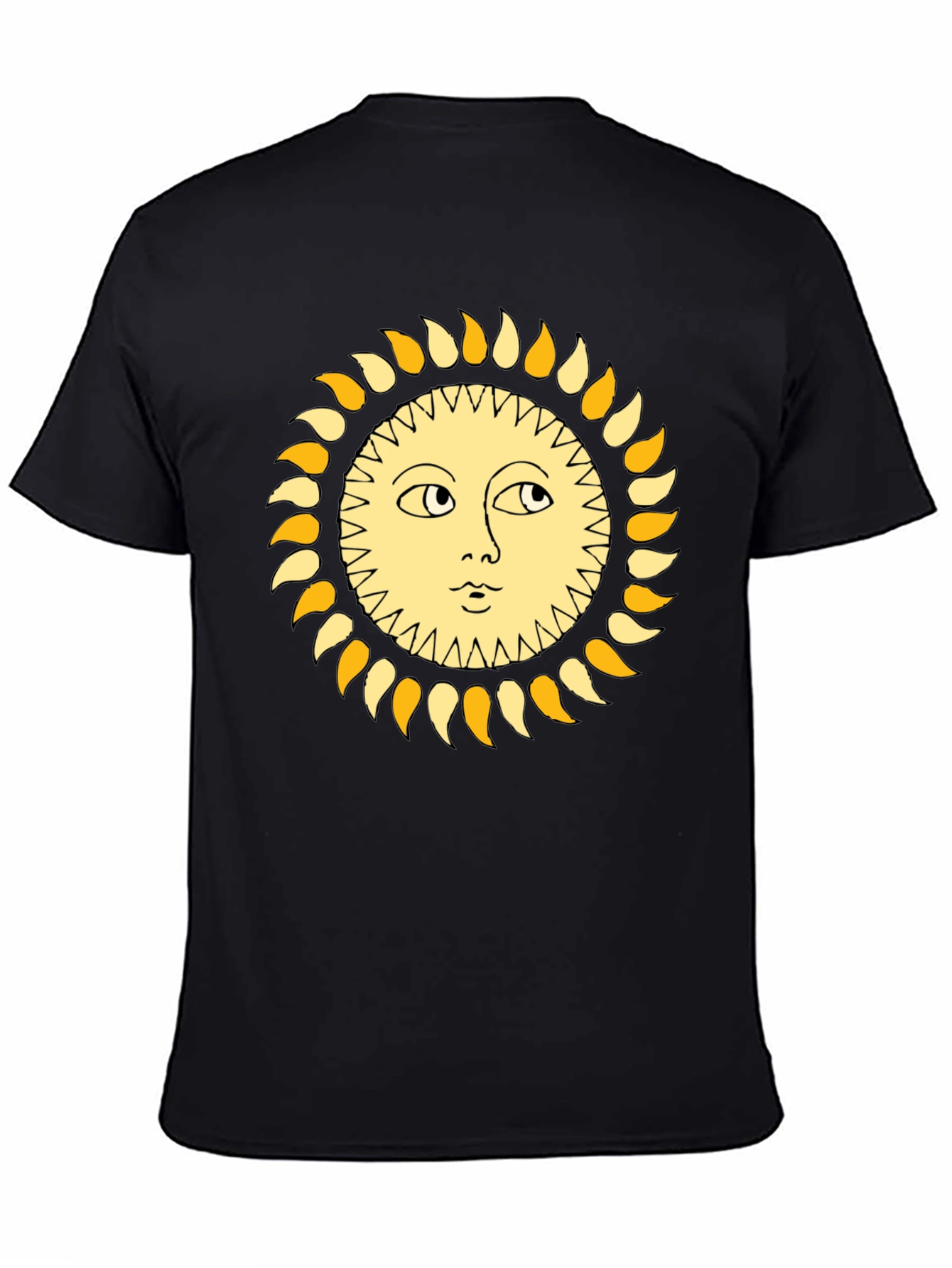 Sun Graphic Black T-Shirt